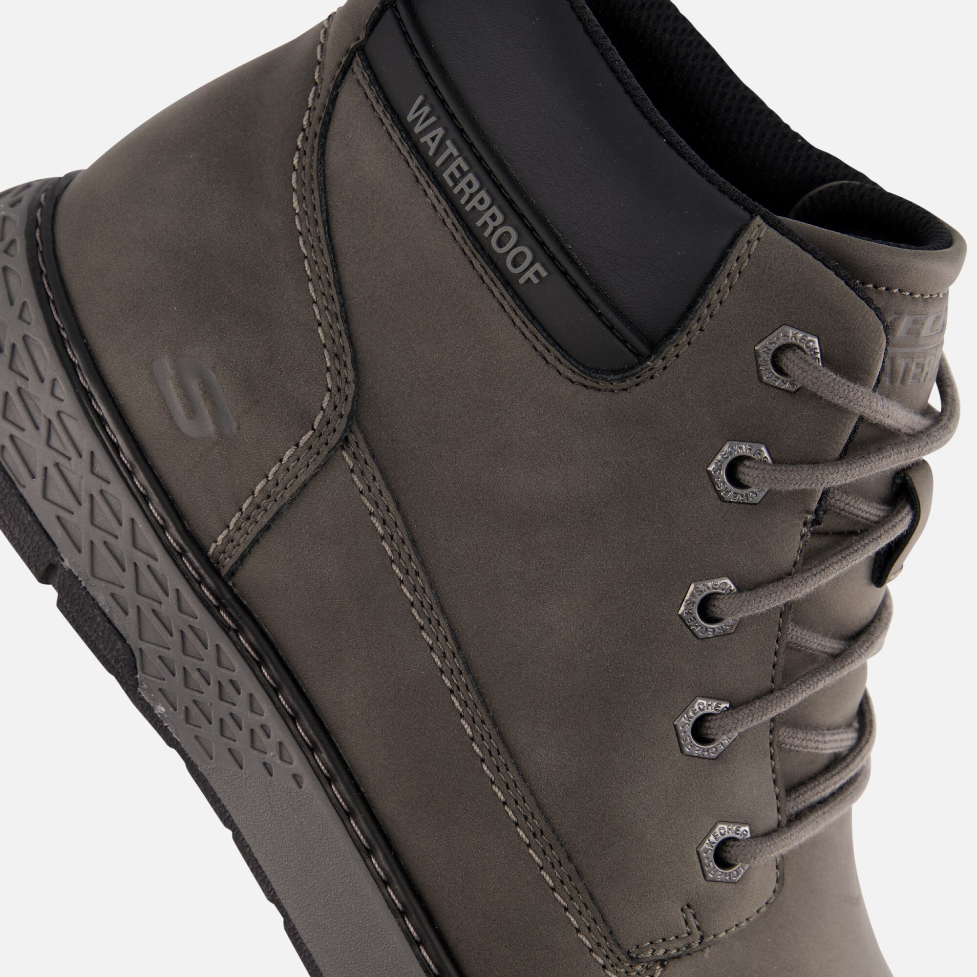 Skechers Garlan Veterschoenen grijs Synthetisch afbeelding 4