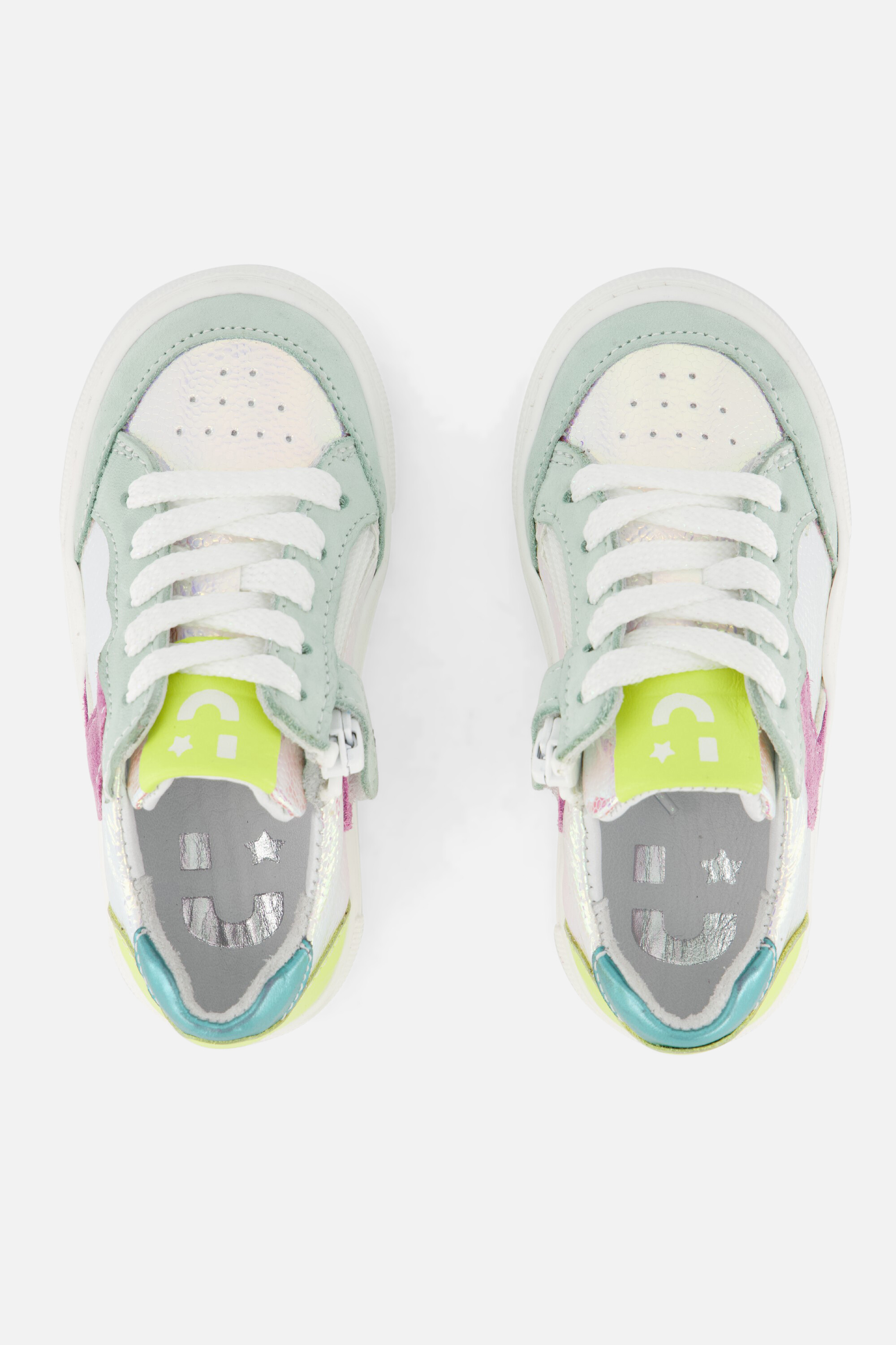 Muyters Hollogram Sneakers metallic Leer afbeelding 3