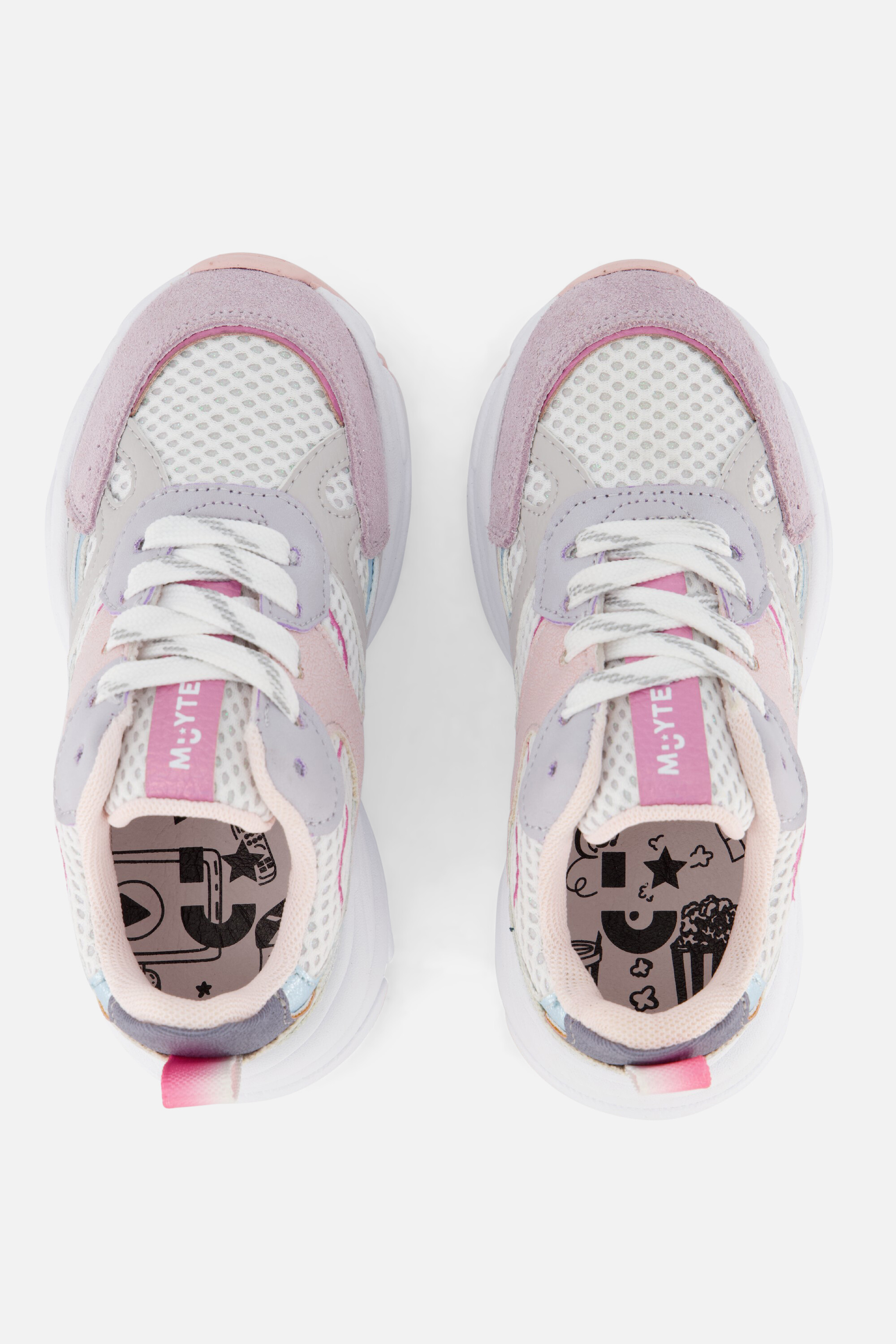 Muyters Sneakers paars Synthetisch afbeelding 3