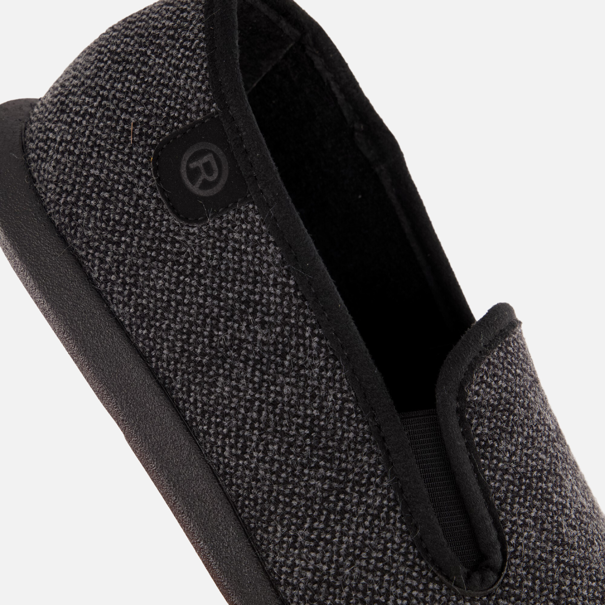 Rohde Fermo Pantoffels grijs Textiel afbeelding 4