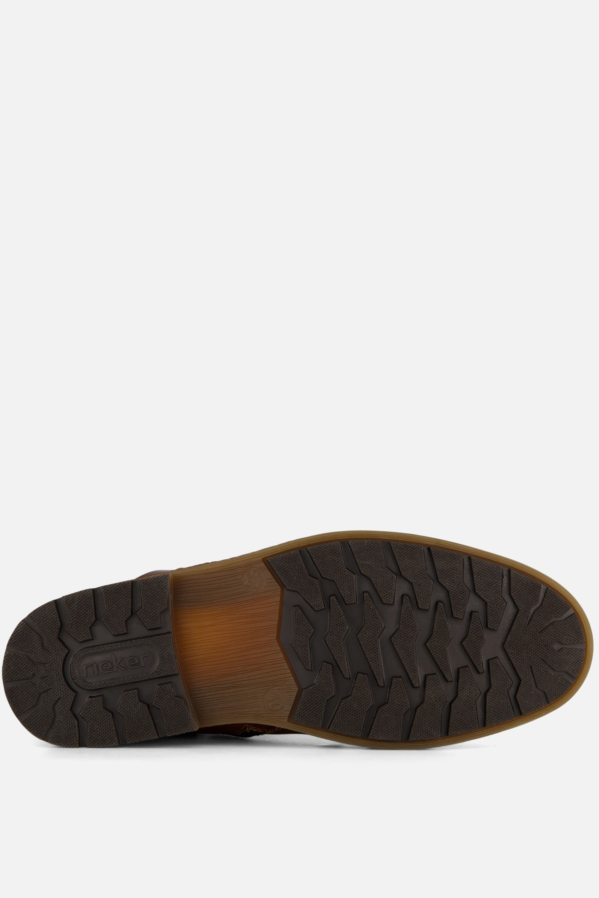 Rieker Veterboots cognac Leer afbeelding 3