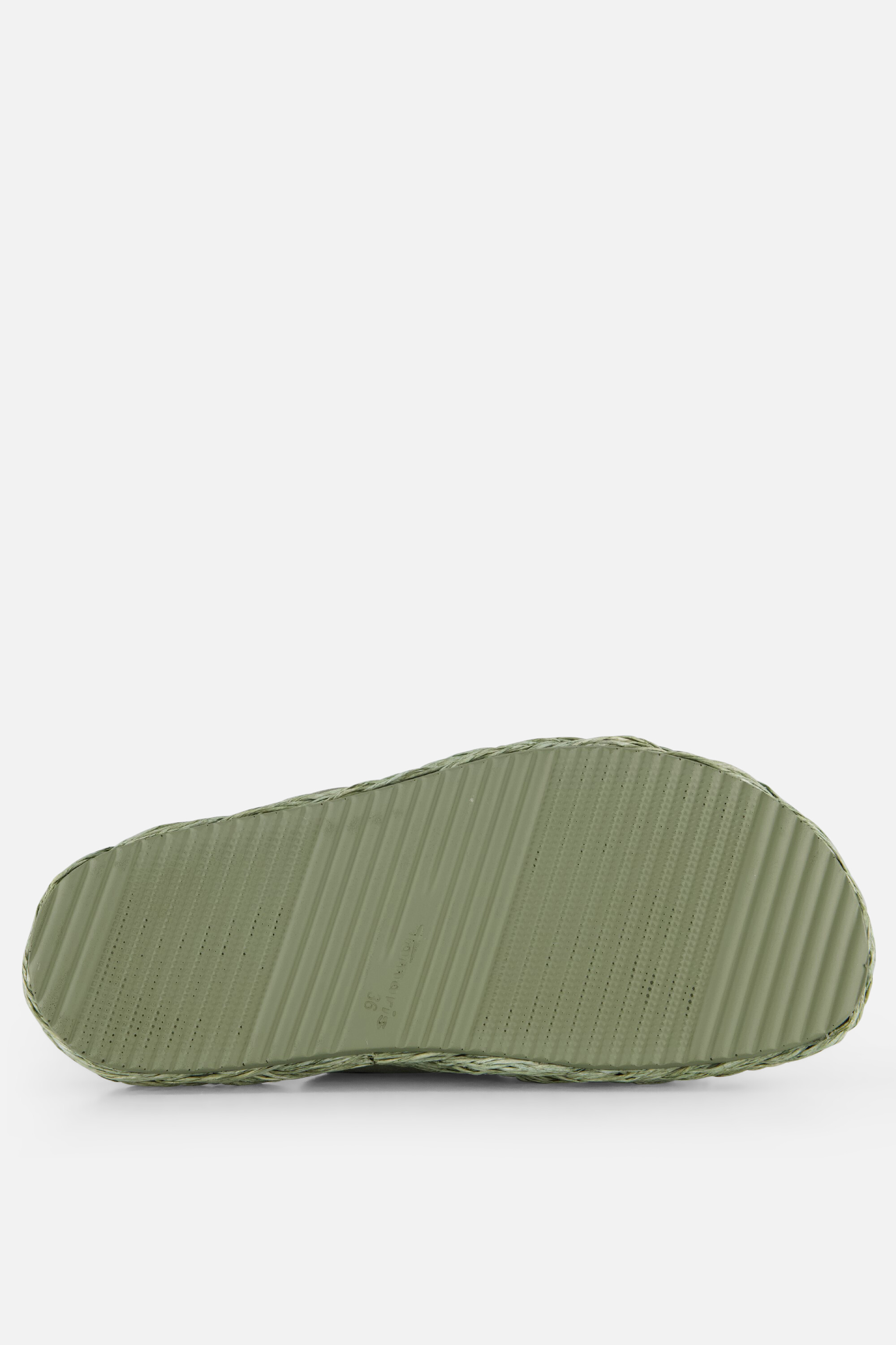 Tamaris Slippers groen Leer afbeelding 2