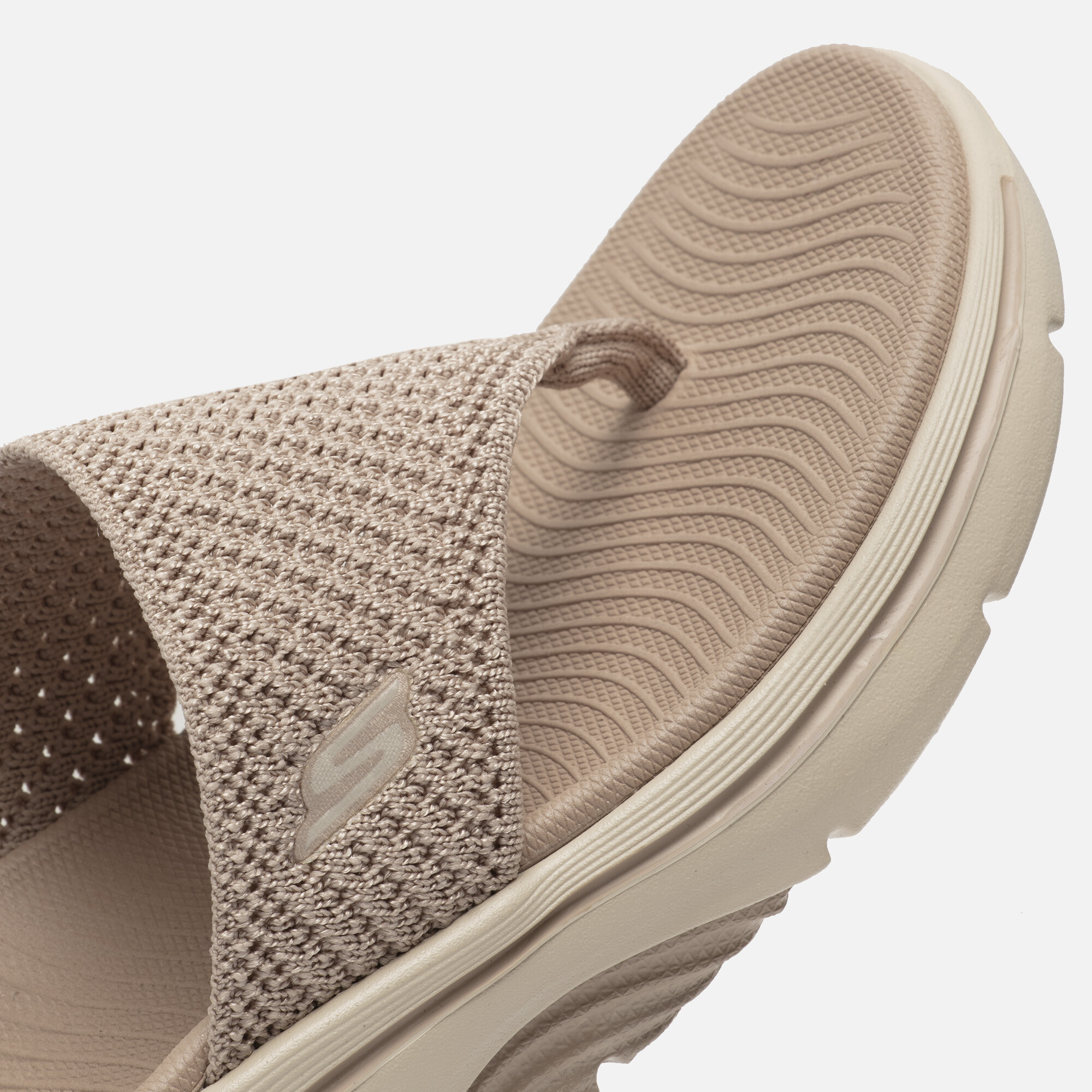 Skechers Arch Fit Slippers zwart Textiel afbeelding 3