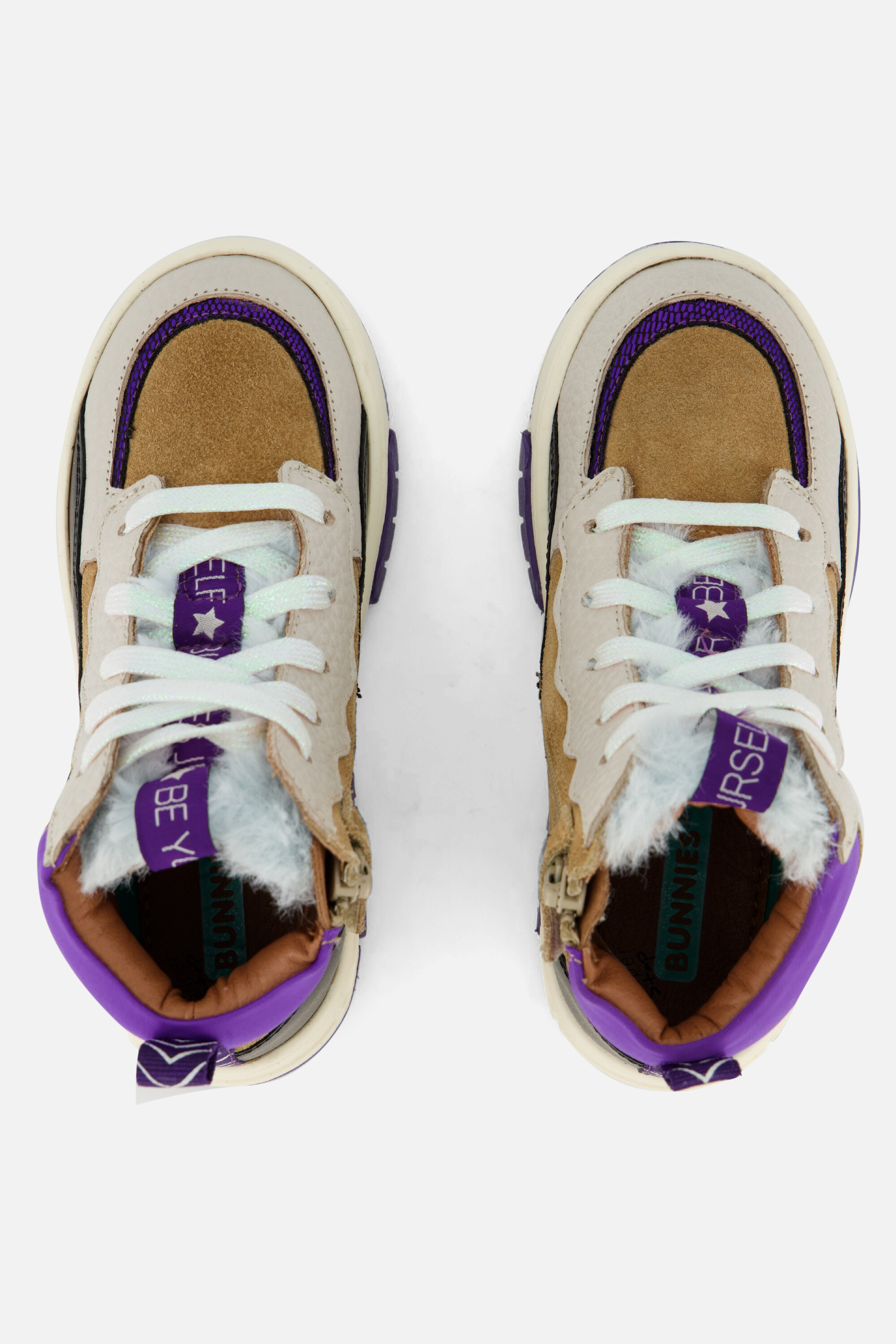 BunniesJR Sneakers paars Leer afbeelding 2