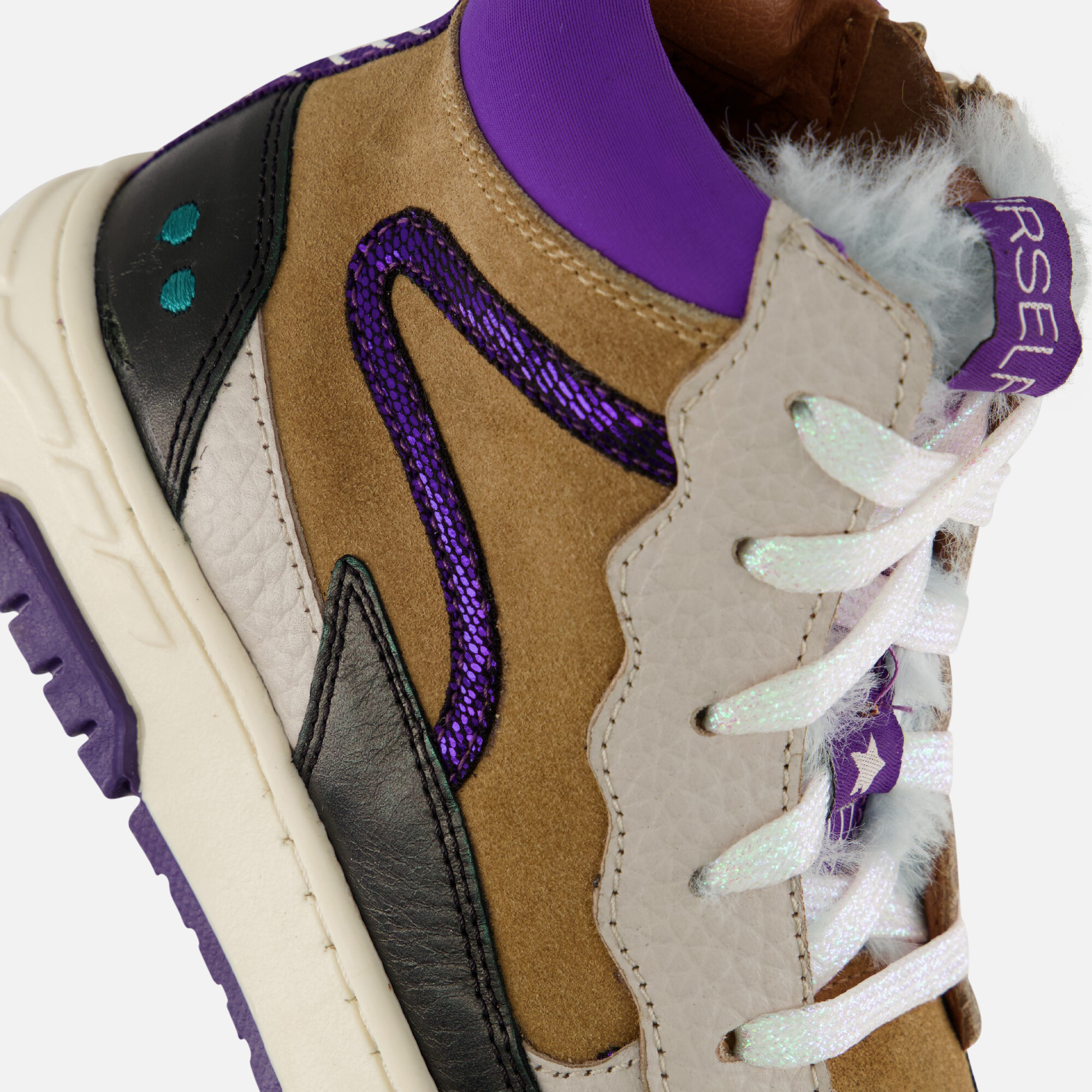 BunniesJR Sneakers paars Leer afbeelding 4