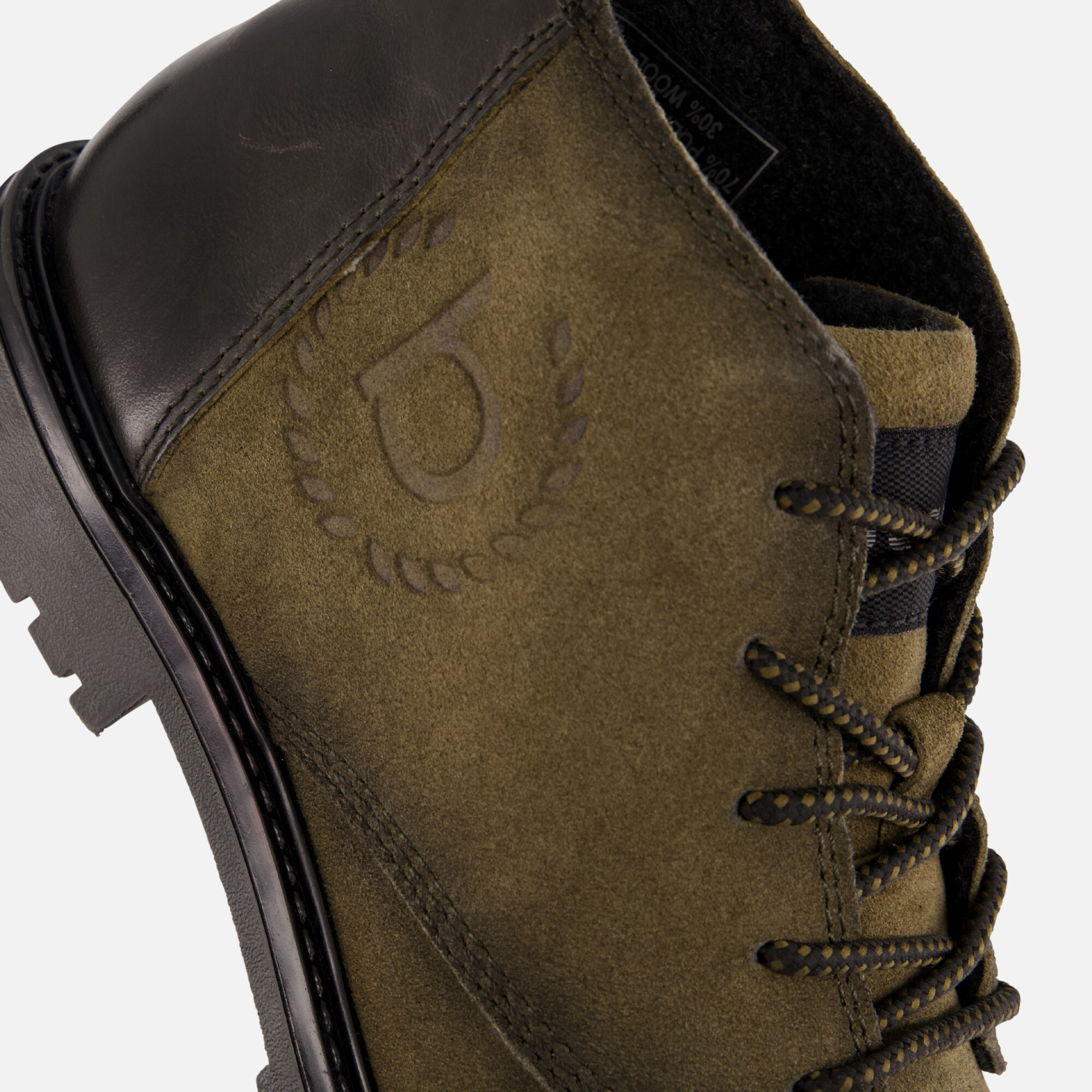 Bugatti Barrack Veterschoenen groen Suede afbeelding 4