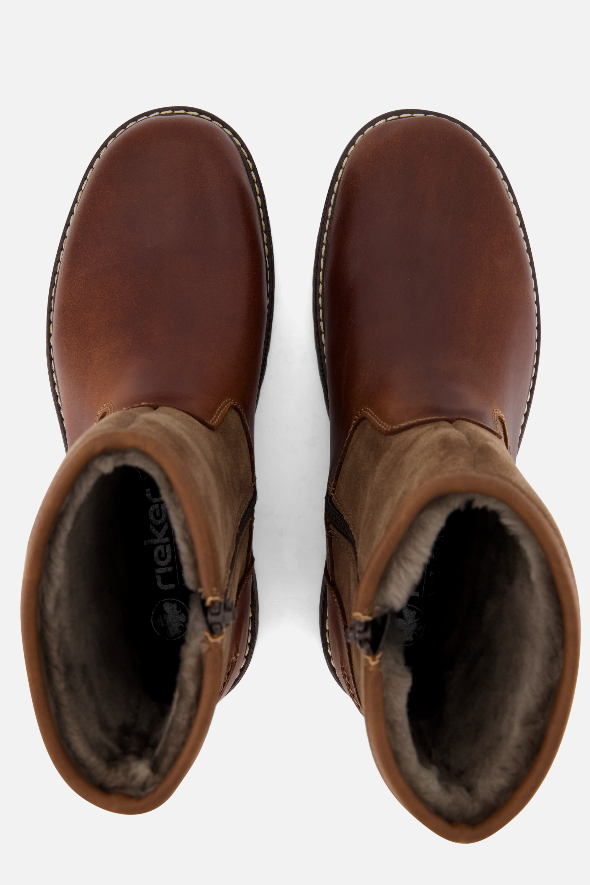 Rieker Tex Boots cognac Leer afbeelding 2