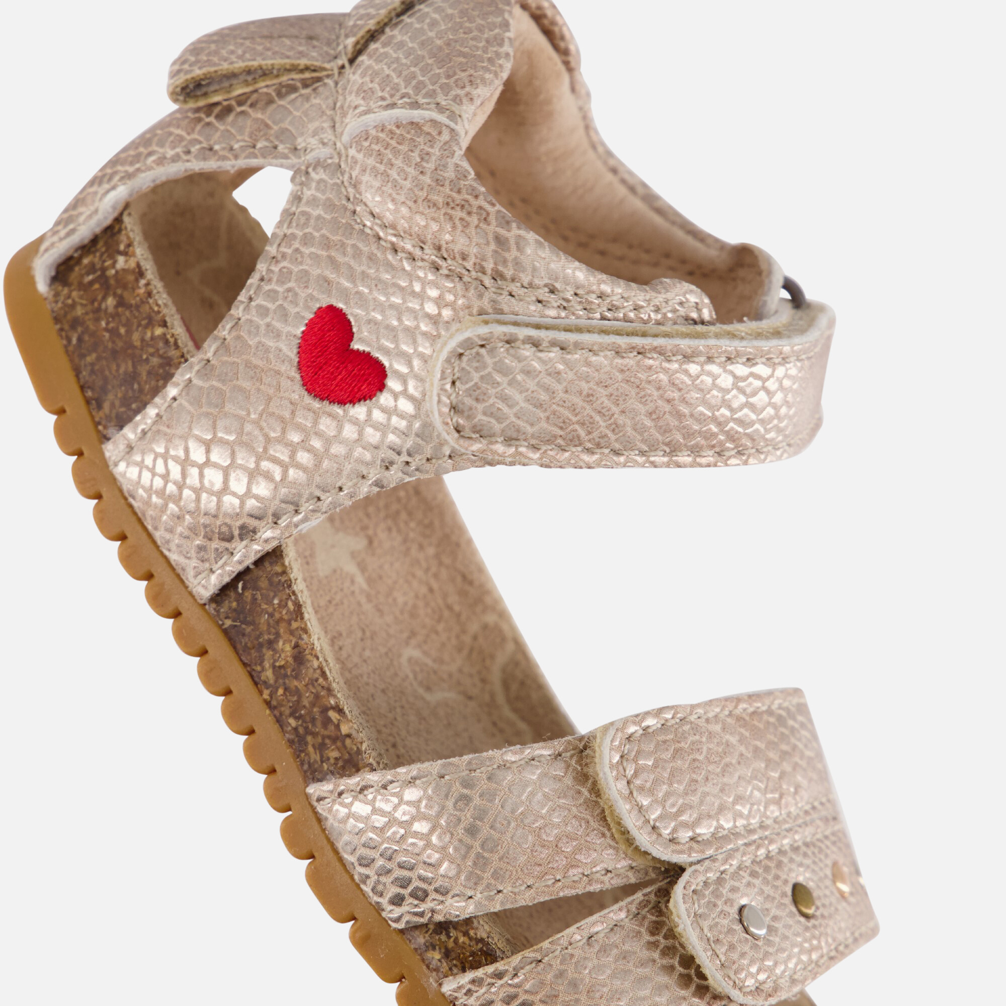 Shoesme Bio Sandalen goud Pu afbeelding 4