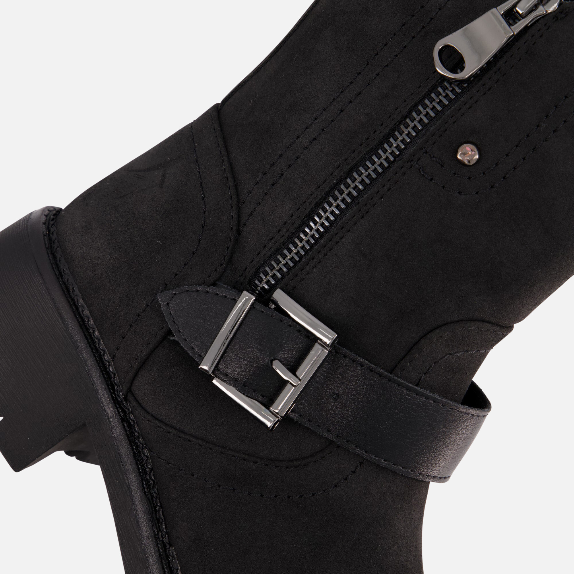 Supercracks Biker boots zwart Pu afbeelding 4