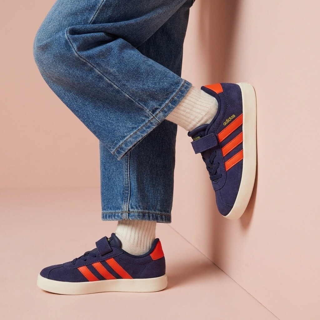 Adidas Adidas VL Court 3.0 Sneakers blauw Suede