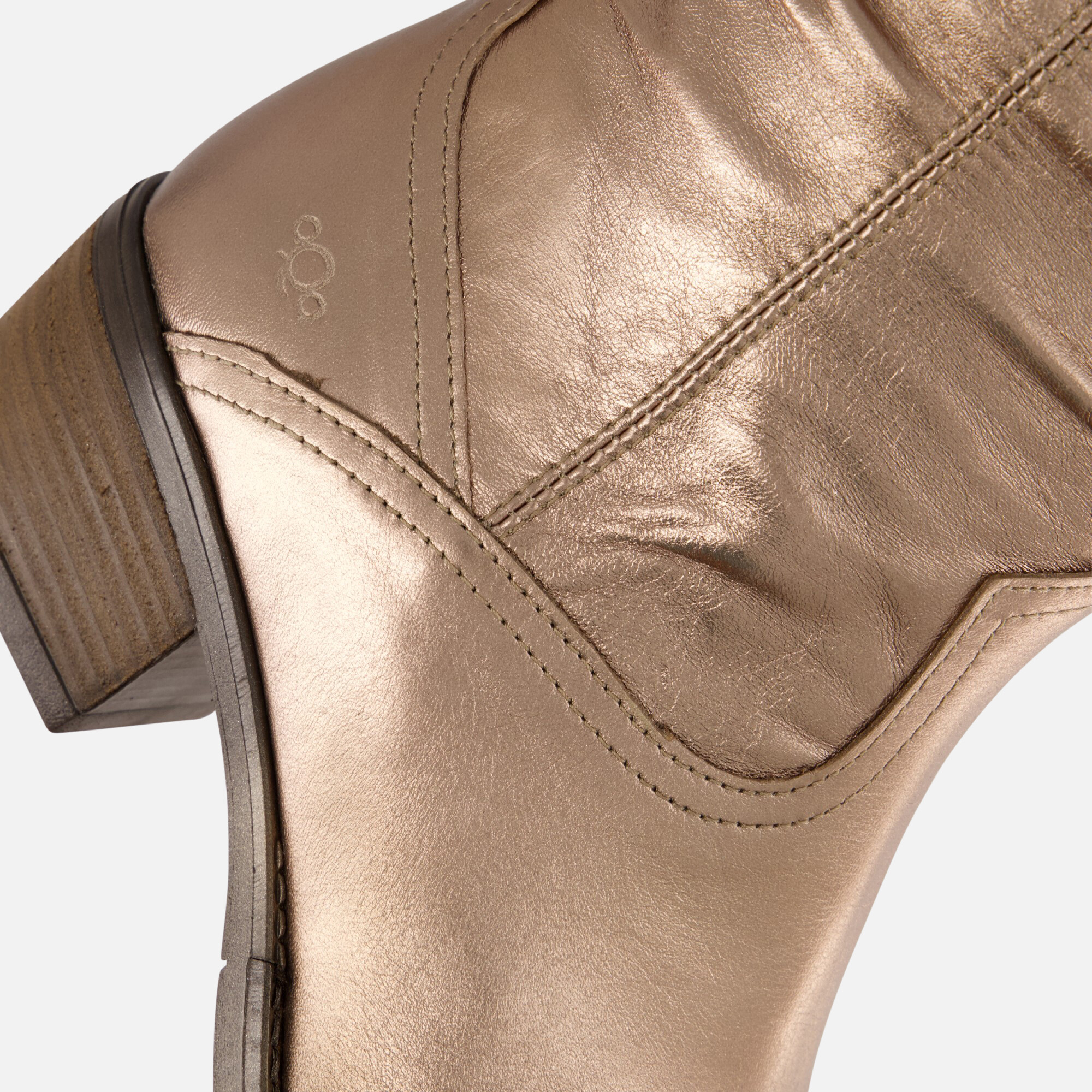 Aqa Cowboylaarzen metallic Leer afbeelding 4