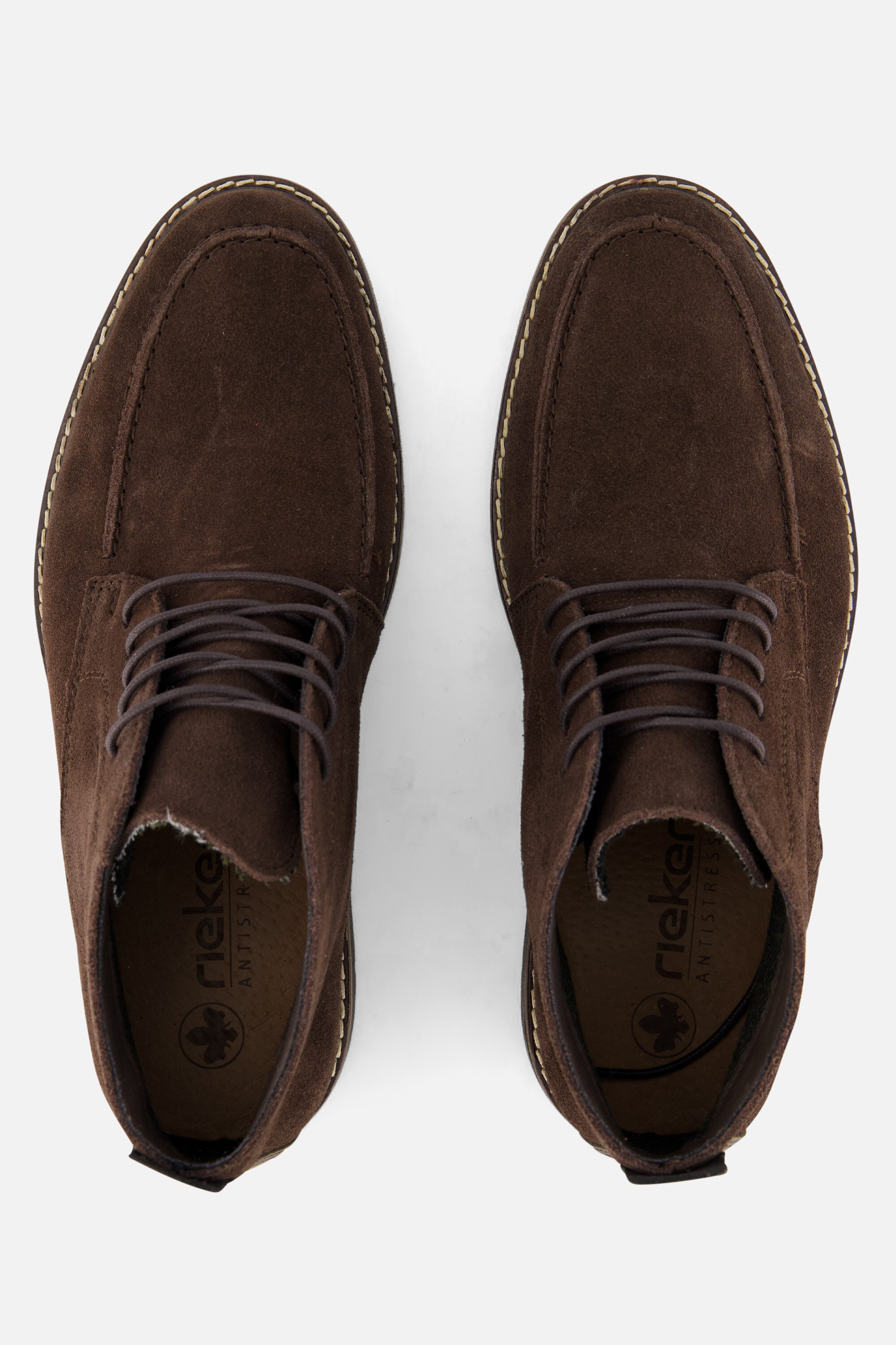 Rieker Veterschoenen bruin Suede afbeelding 2