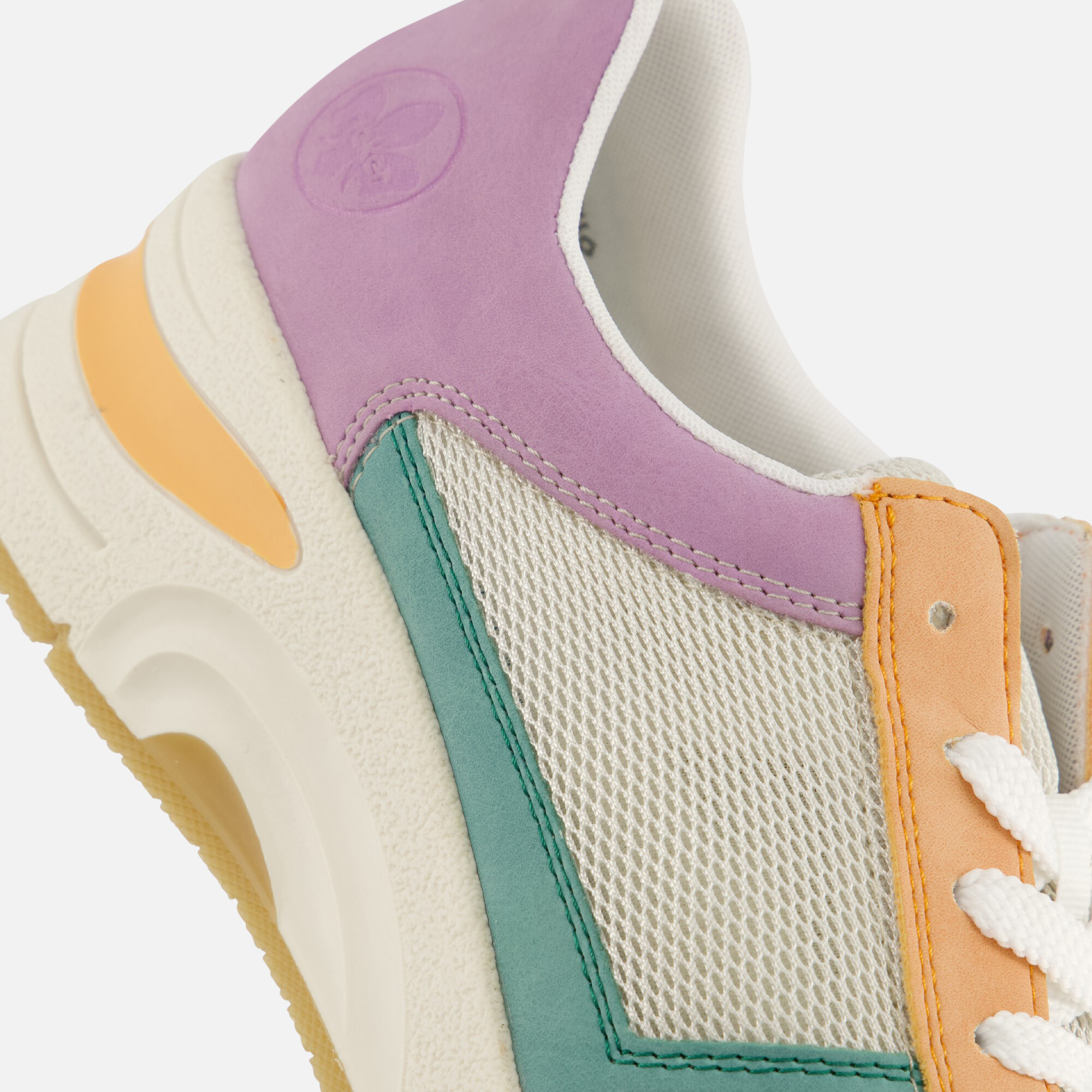 Rieker Libelle Sneakers roze Textiel afbeelding 4