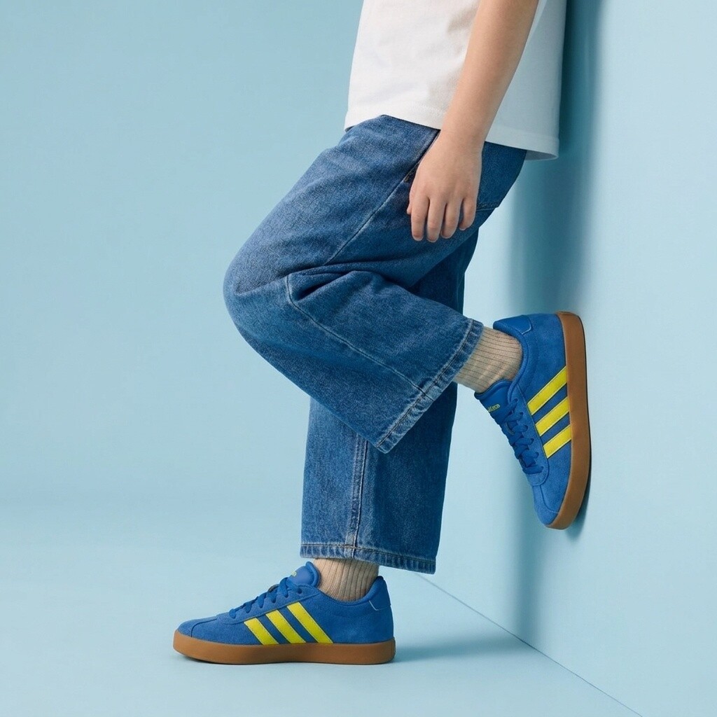 Adidas Adidas VL Court 3.0 Sneakers blauw Suède