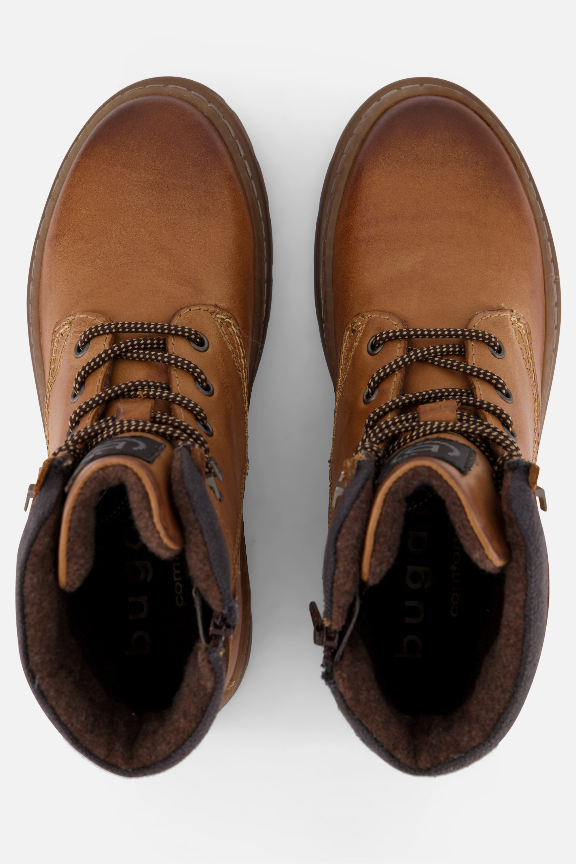 Bugatti Pallario Veterschoenen cognac Leer afbeelding 2