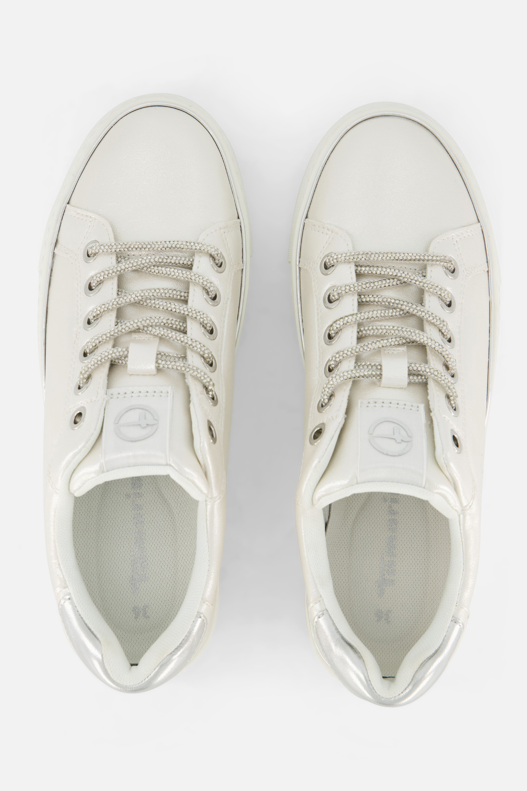 Tamaris Sneakers zilver Synthetisch afbeelding 3