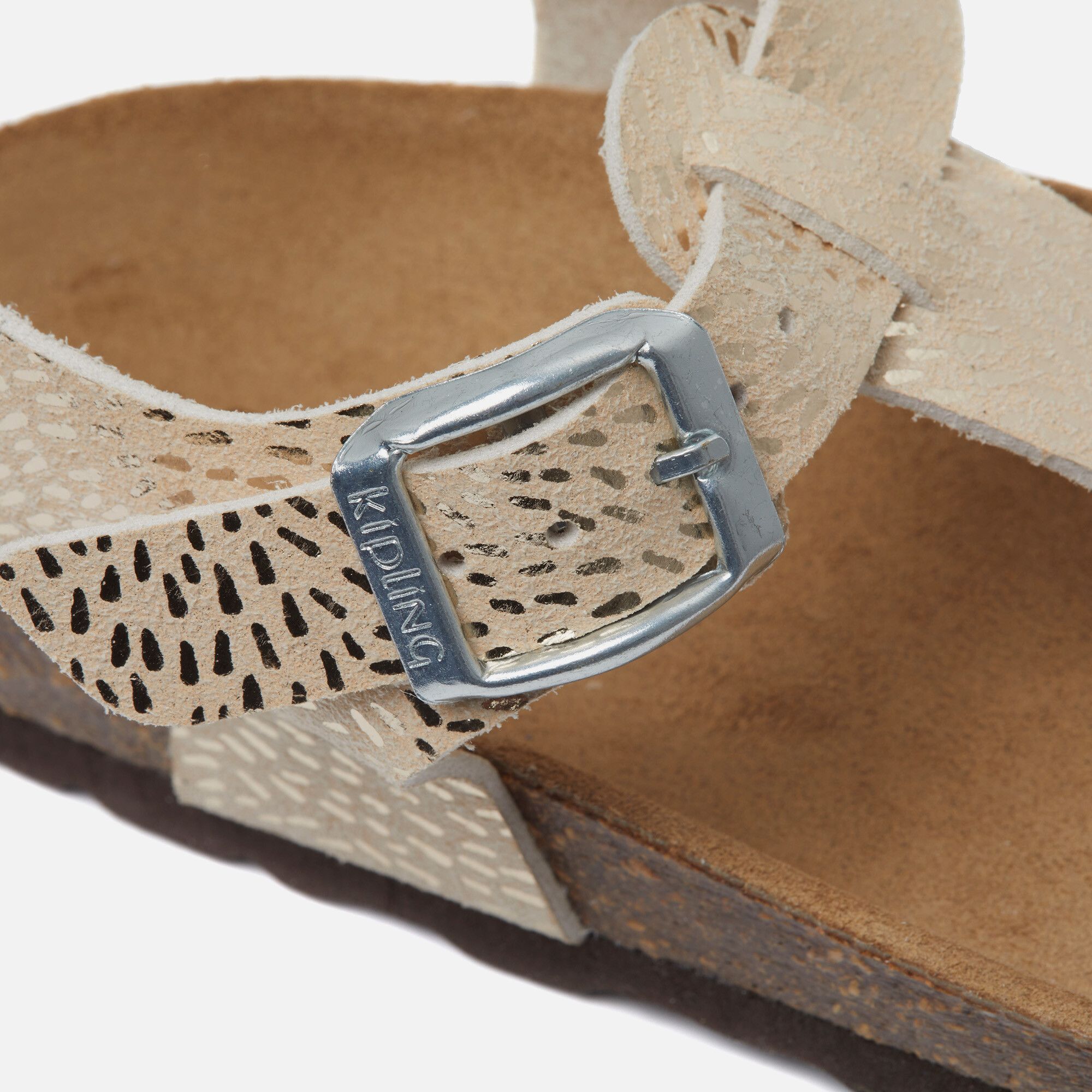 Kipling Pepita 1 Sandalen goud Leer afbeelding 3