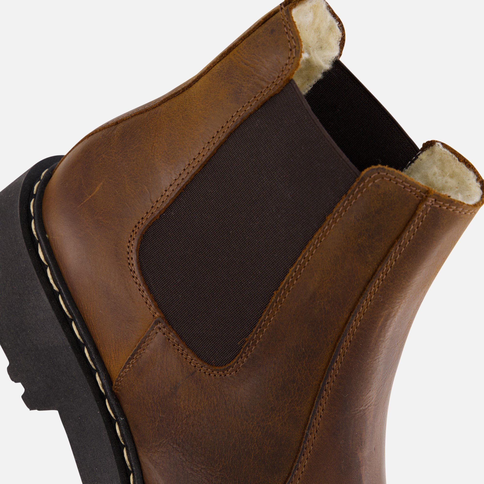 Cellini Chelsea boots cognac Leer afbeelding 4