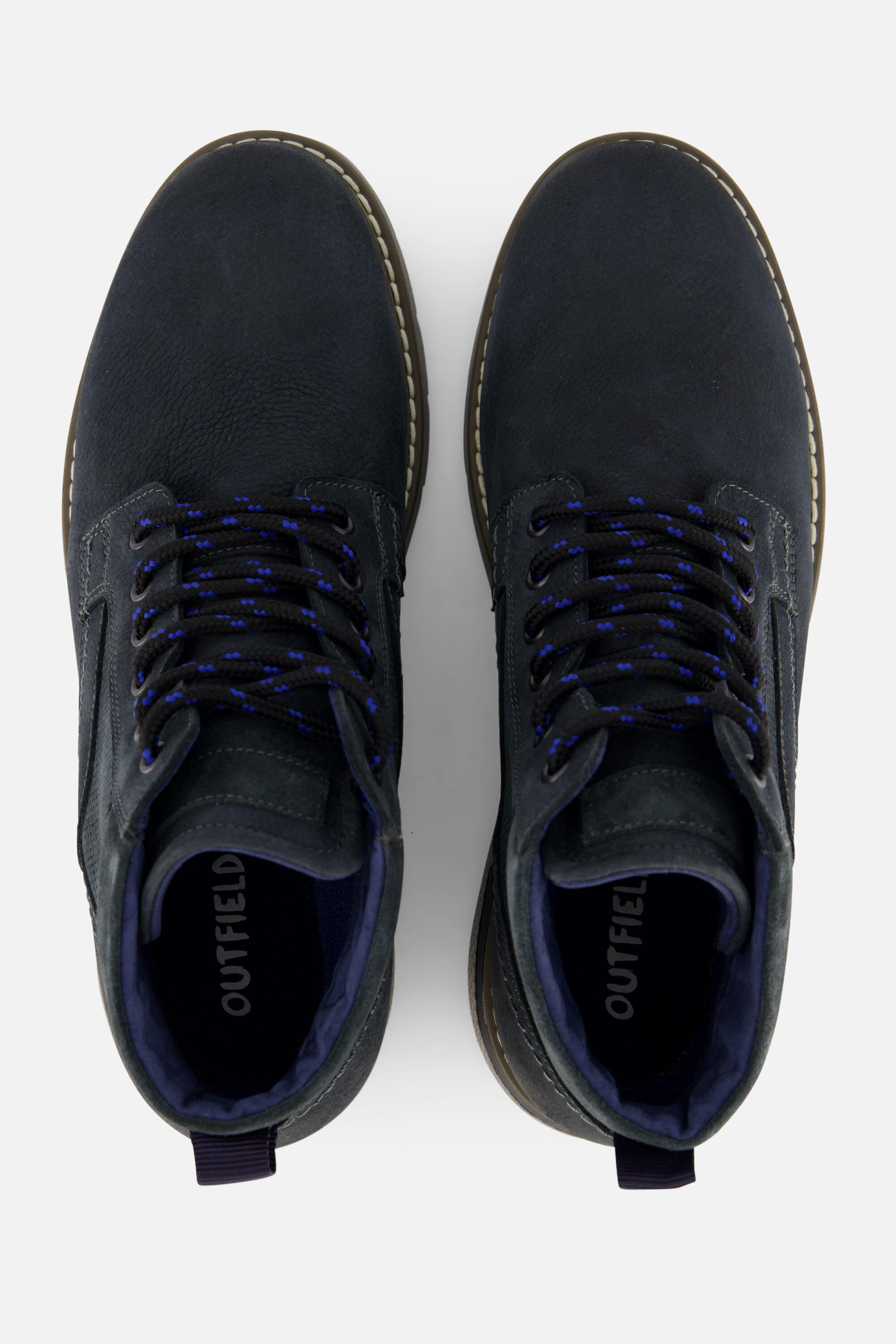 Outfielder Veterboots blauw Nubuck afbeelding 2