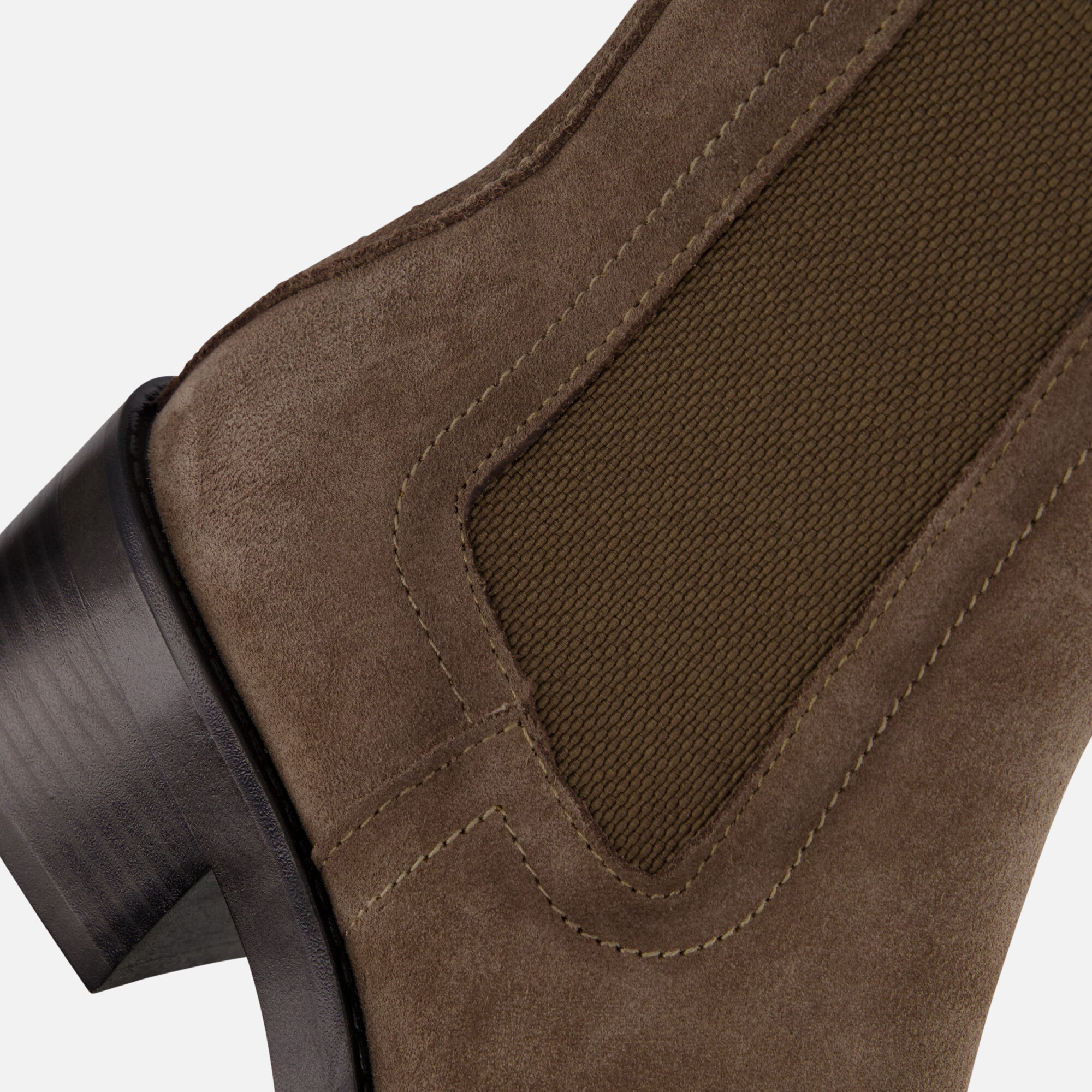 Tamaris Chelsea boots taupe Textiel afbeelding 4