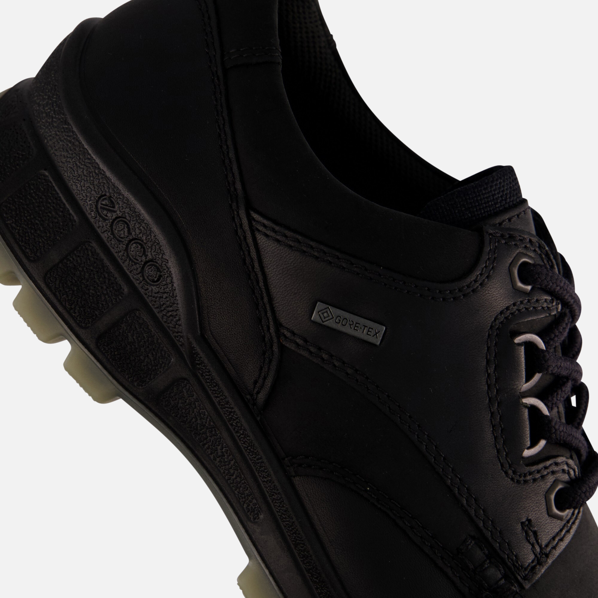 Ecco Track 25 veterschoenen zwart Nubuck afbeelding 4