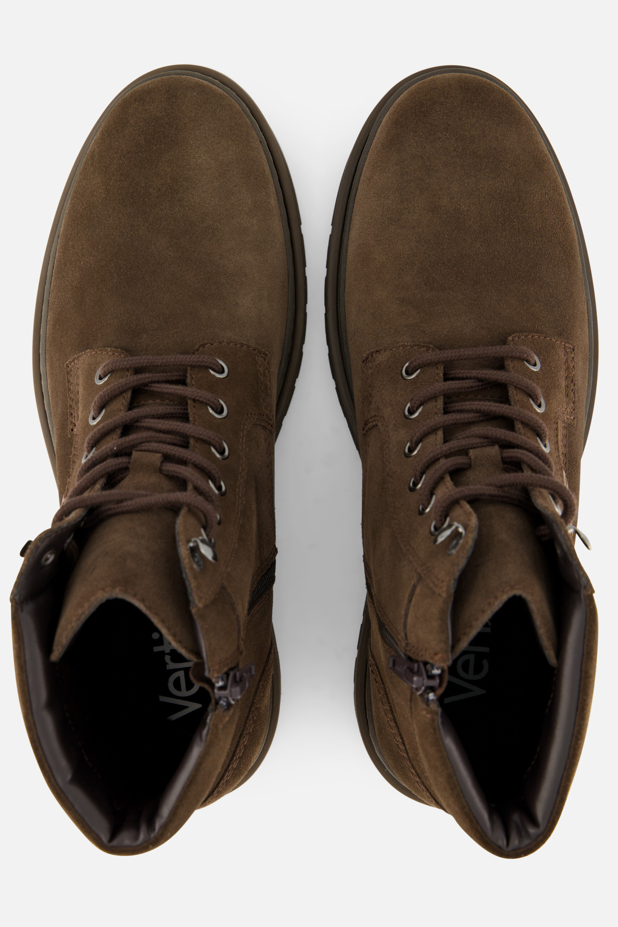Vertice Veterboots bruin Suede afbeelding 2