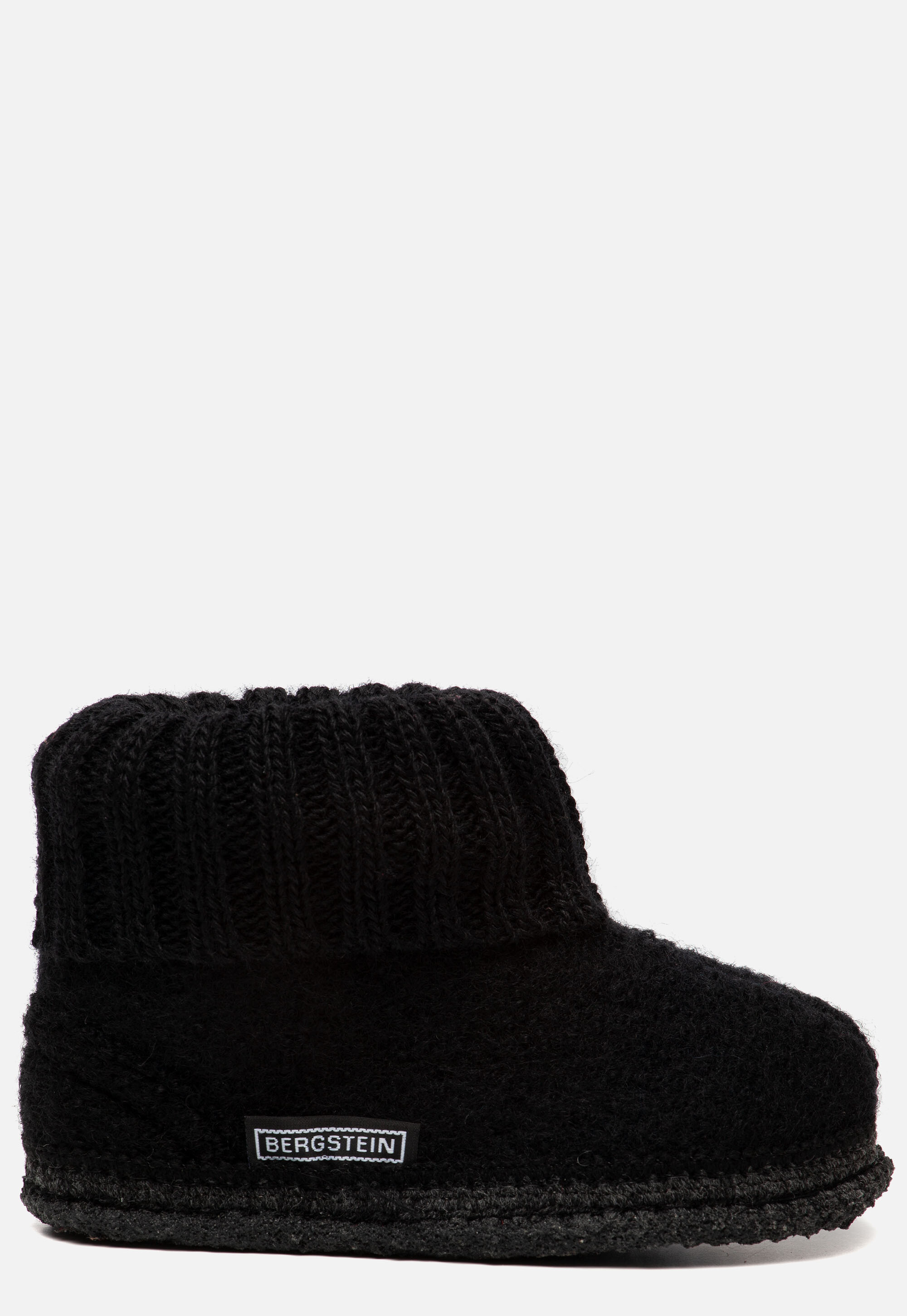 Bergstein Cozy slofjes zwart Schapenwol afbeelding 2