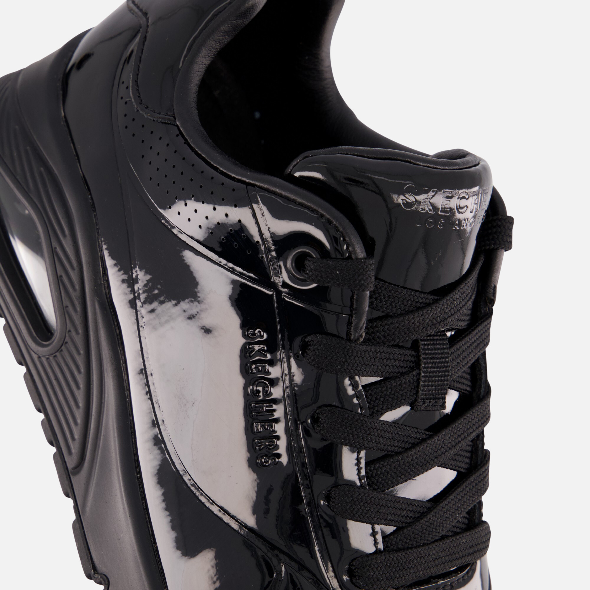 Skechers Uno Shiny One Sneakers zwart afbeelding 4