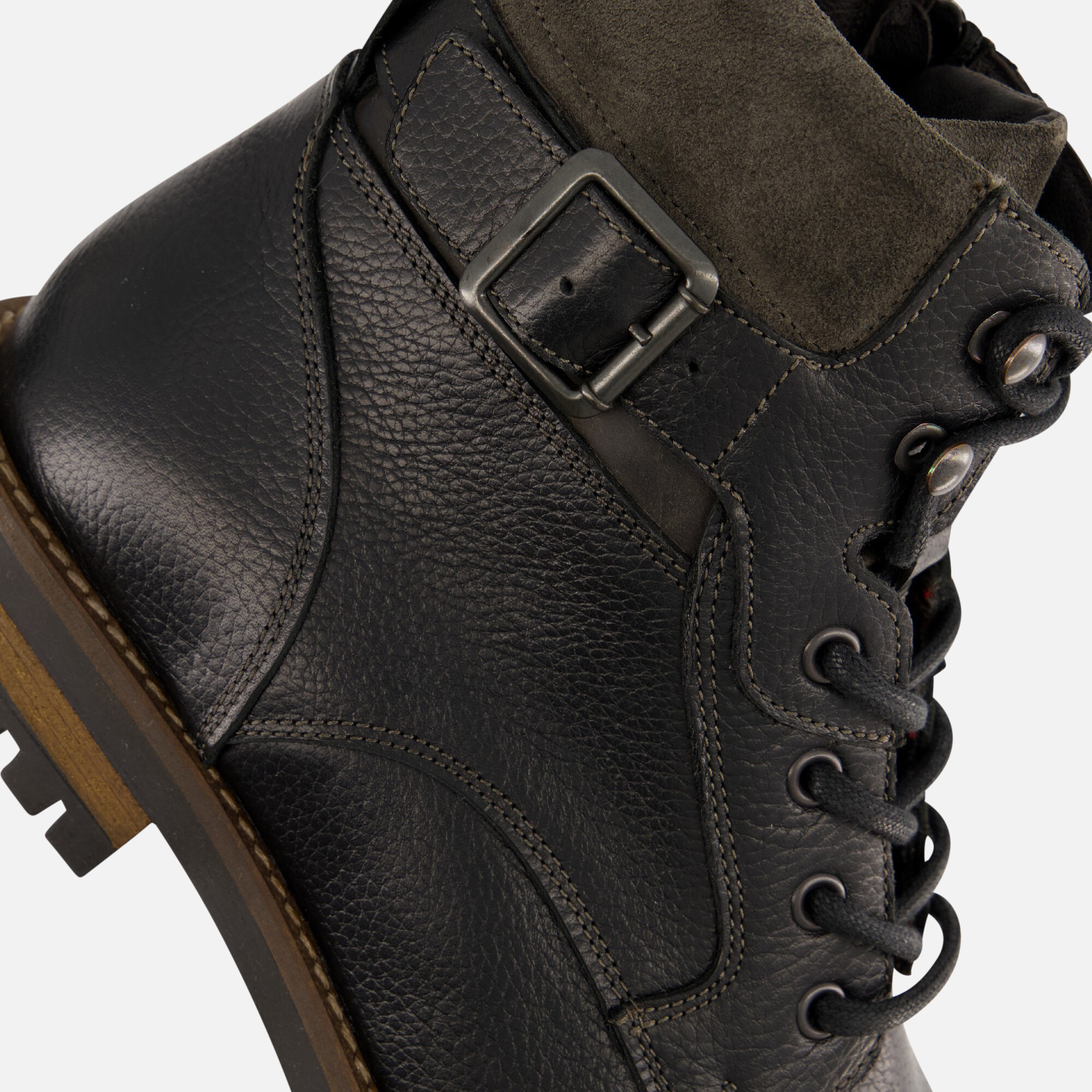 Outfielder Veterboots zwart Leer afbeelding 4