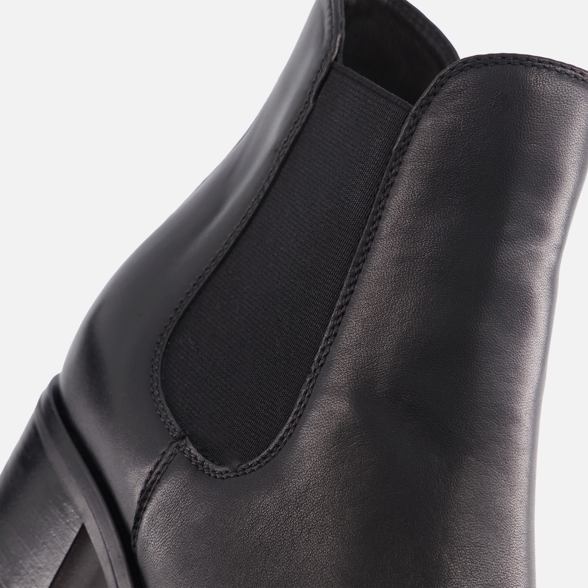 Linea Zeta Chelsea boots zwart Leer afbeelding 4
