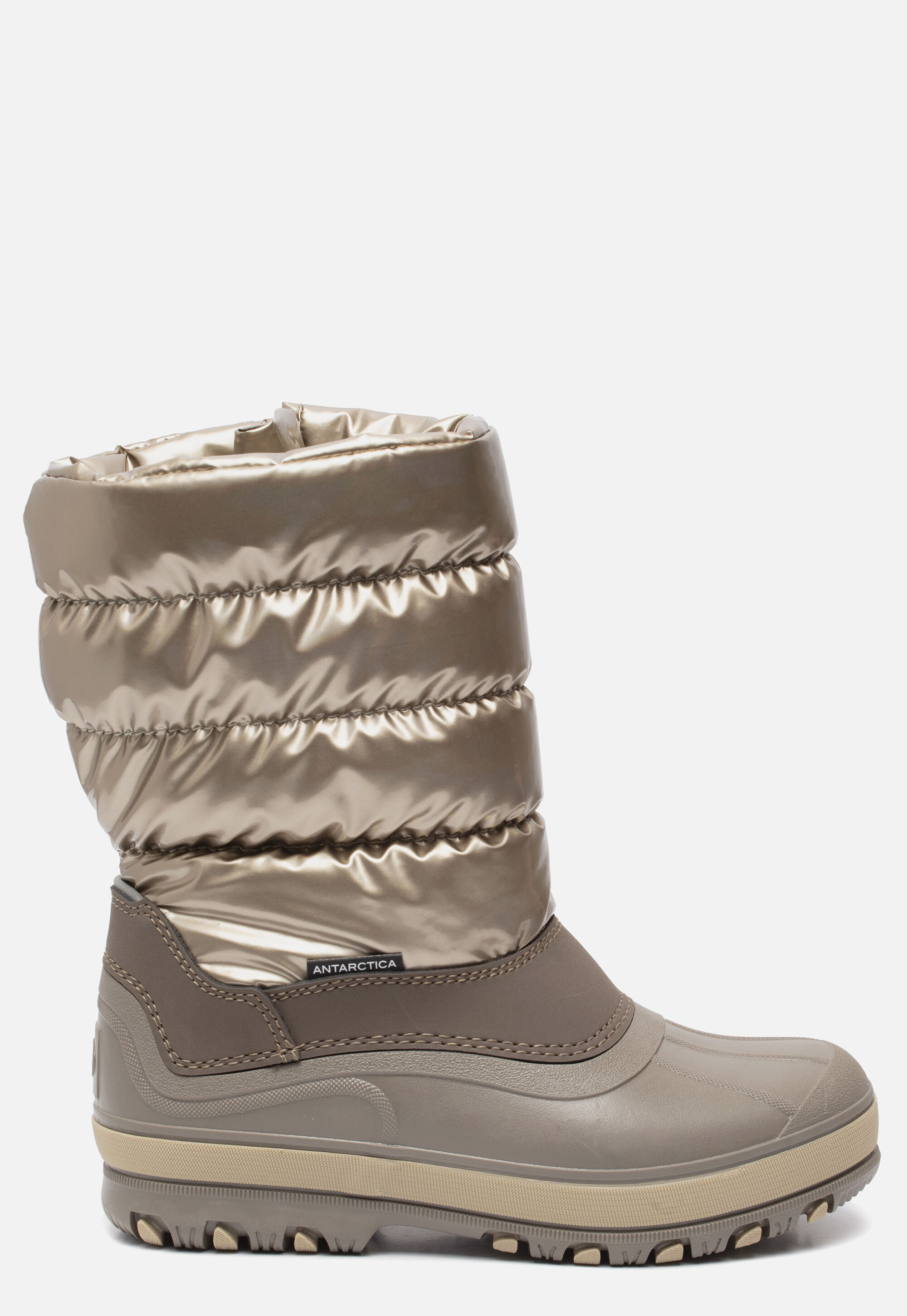 Antartica Snowboots Beige Textiel afbeelding 2