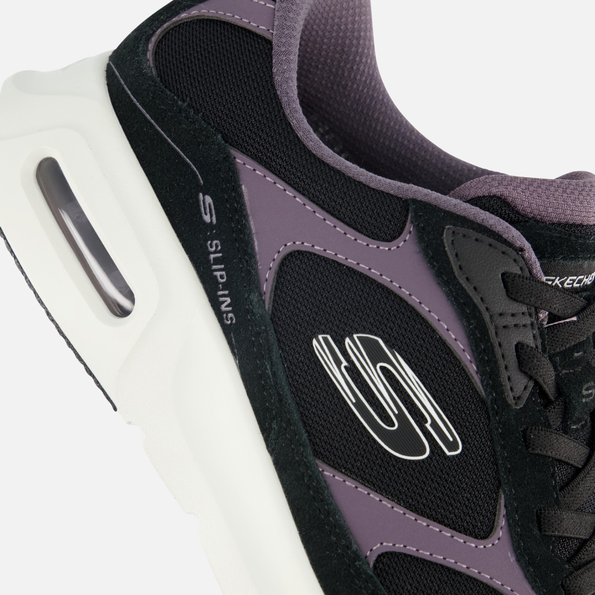 Skechers Slip-ins Skech-air Court Instappers zwart afbeelding 4