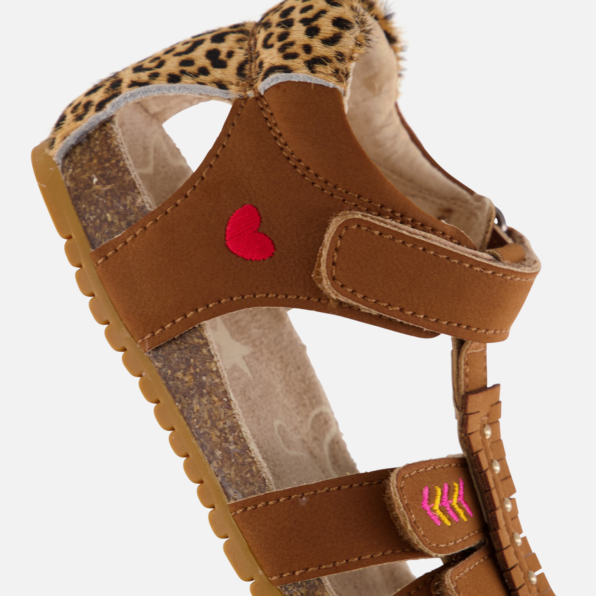 Shoesme Bio Sandalen cognac Leer afbeelding 4