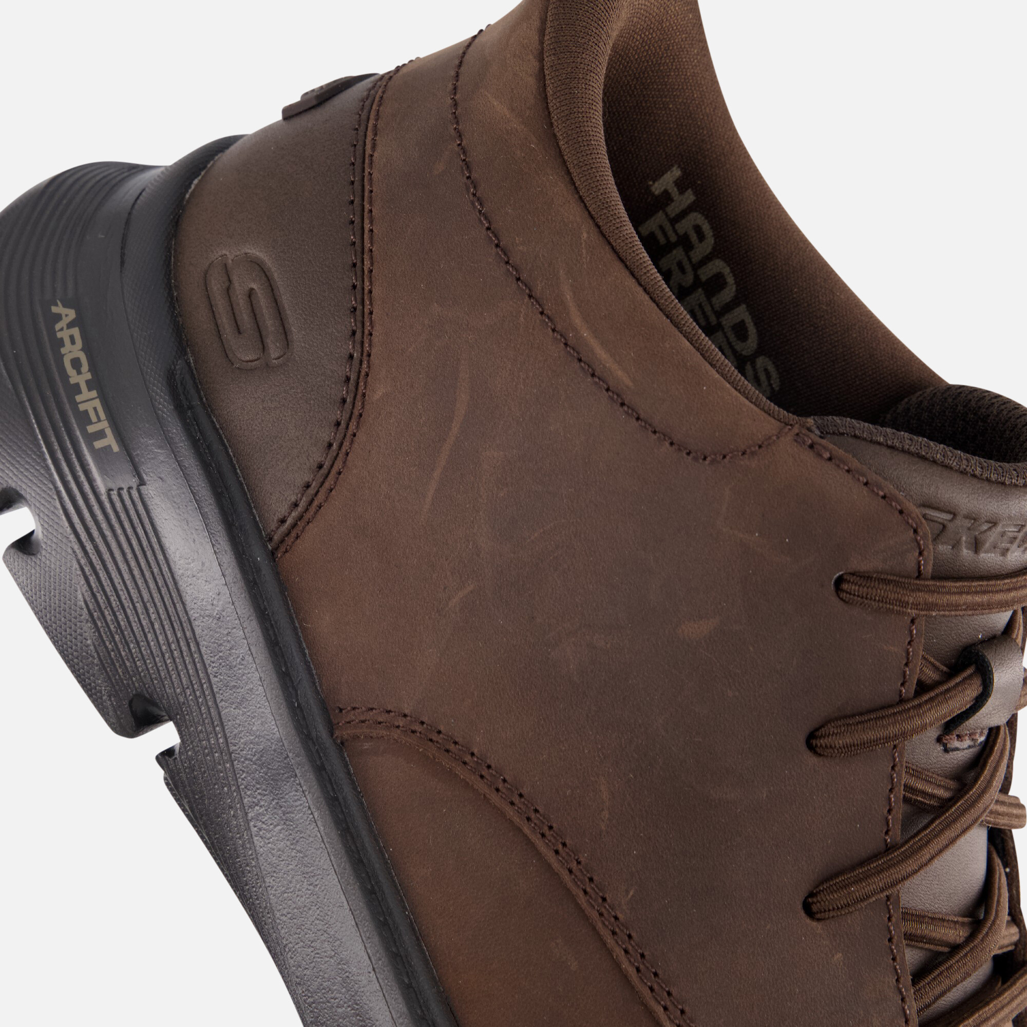 Skechers Arch Fit Garza Veterboots bruin Leer afbeelding 4