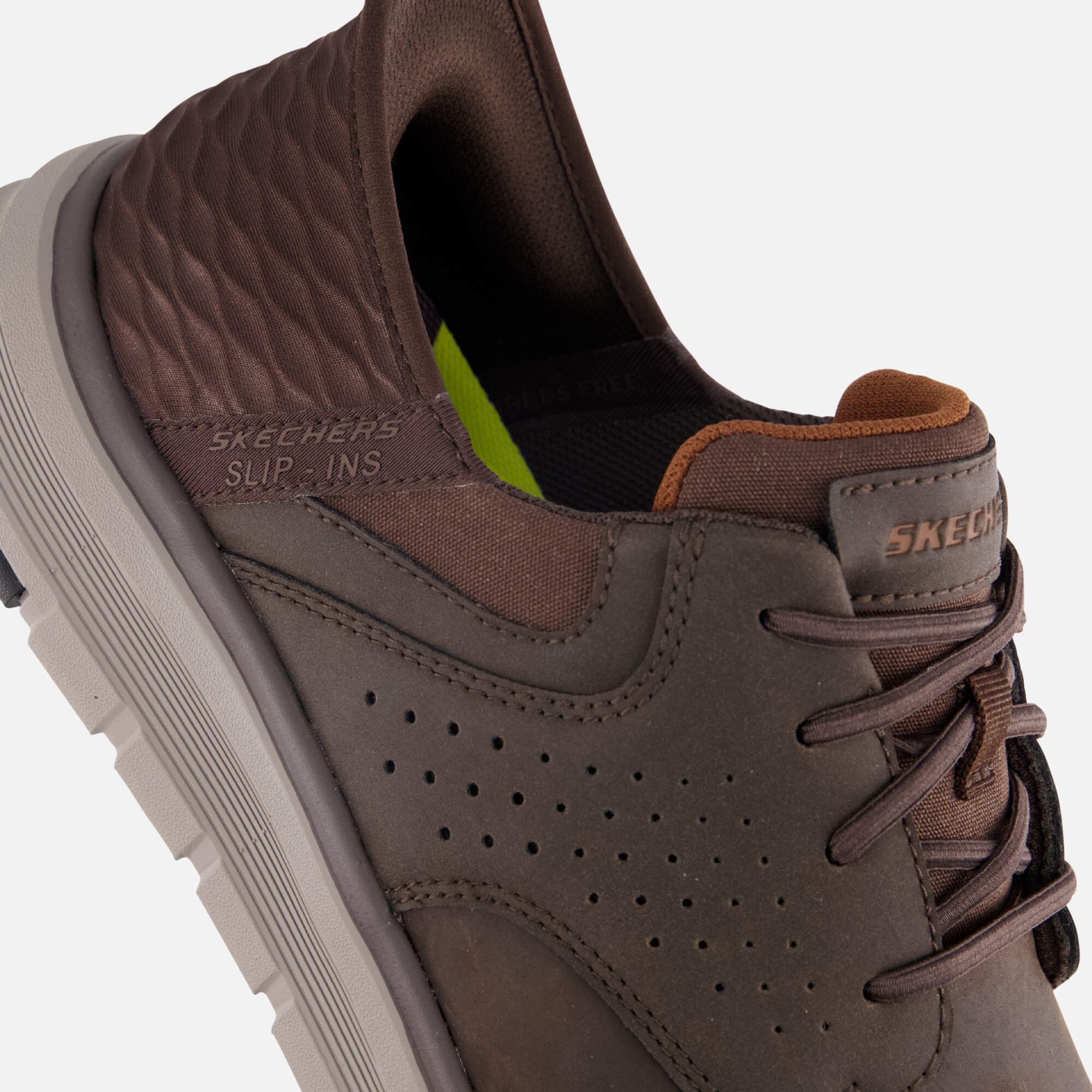Skechers Orell Yates Slip-ins Instappers bruin afbeelding 4