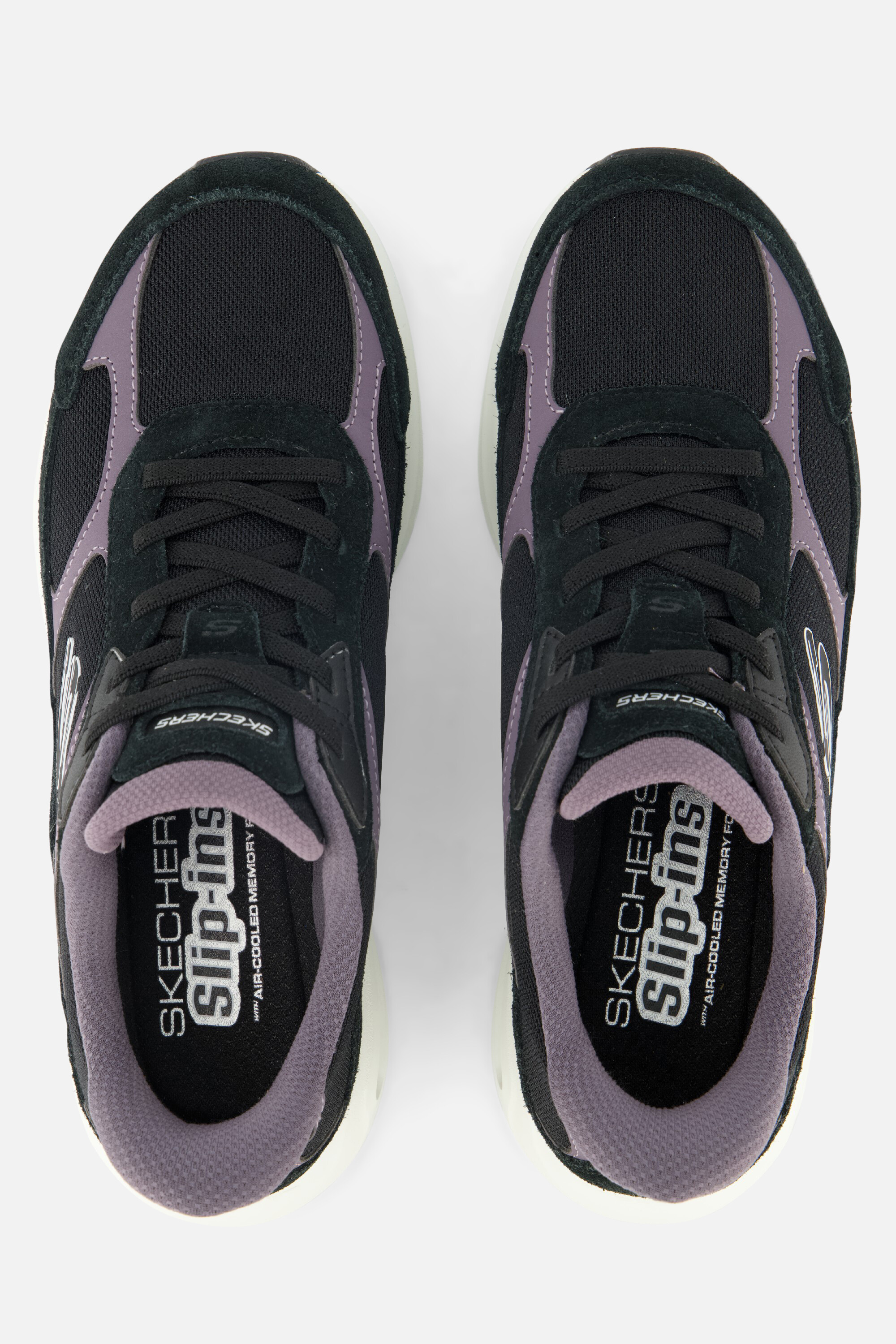 Skechers Slip-ins Skech-air Court Instappers zwart afbeelding 2