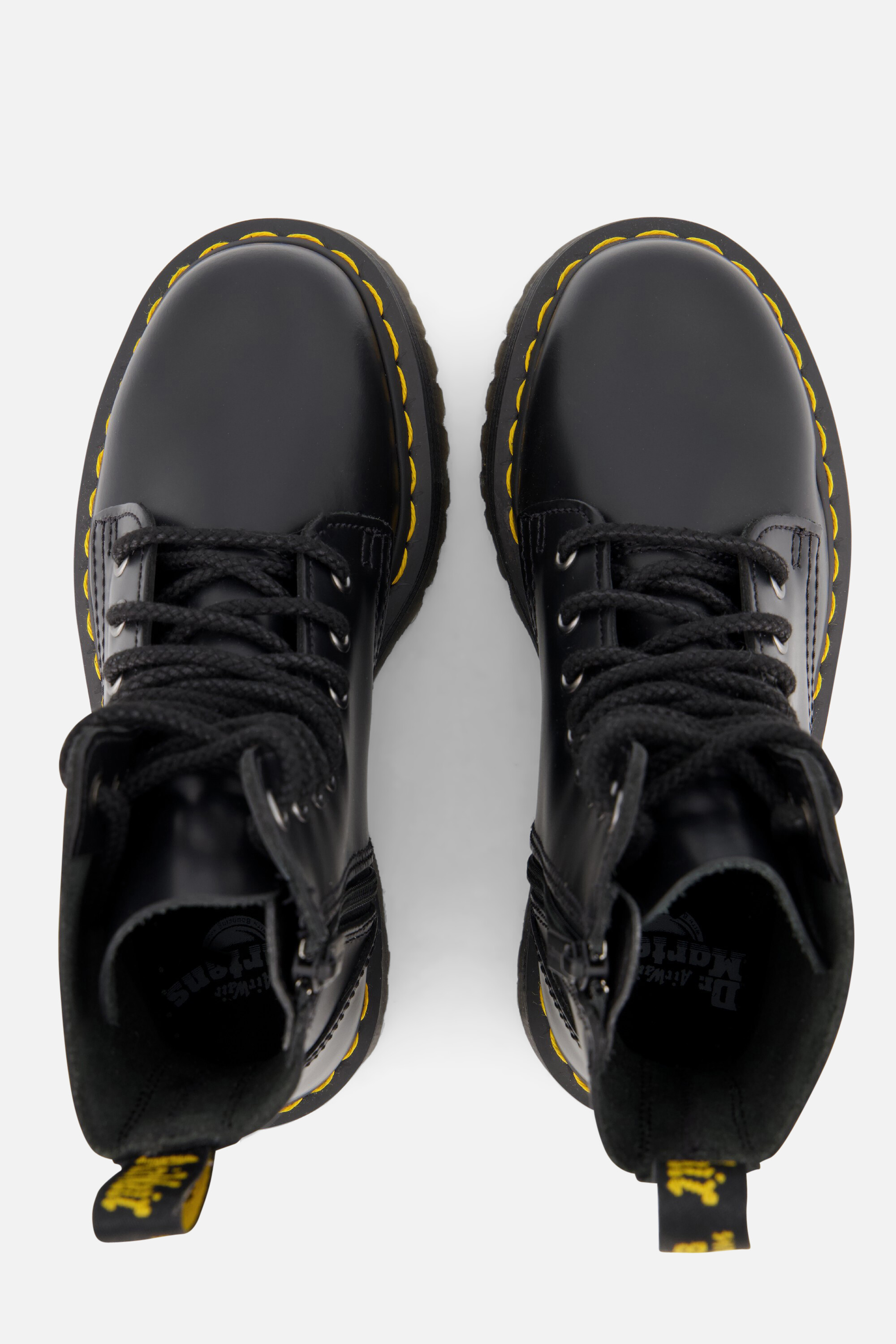 Dr. Martens Jadon veterboots zwart Leer 170405 afbeelding 2