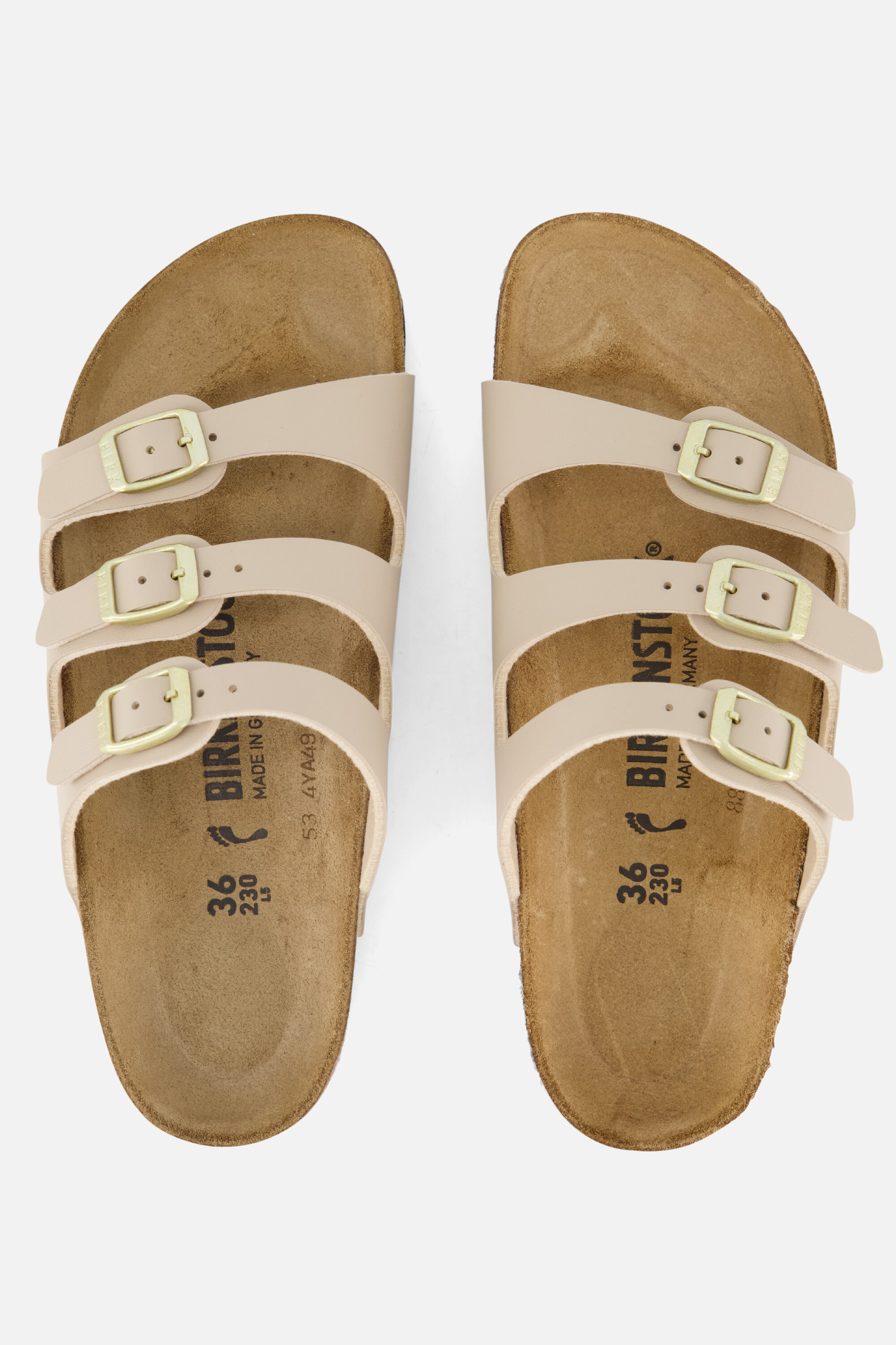 Birkenstock Florida Classic Slippers beige afbeelding 2