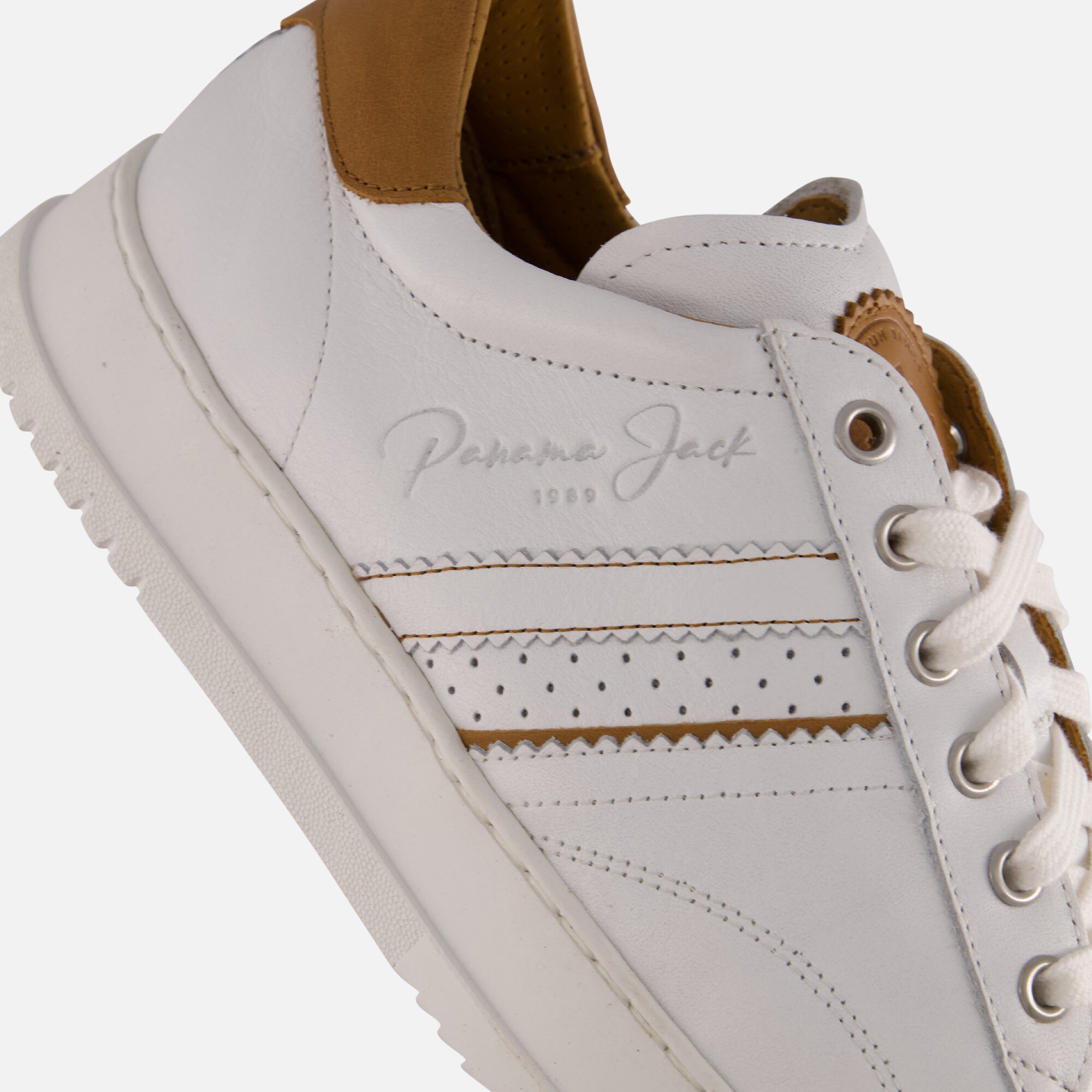 Panama Jack Game C5 Sneakers wit Leer afbeelding 4