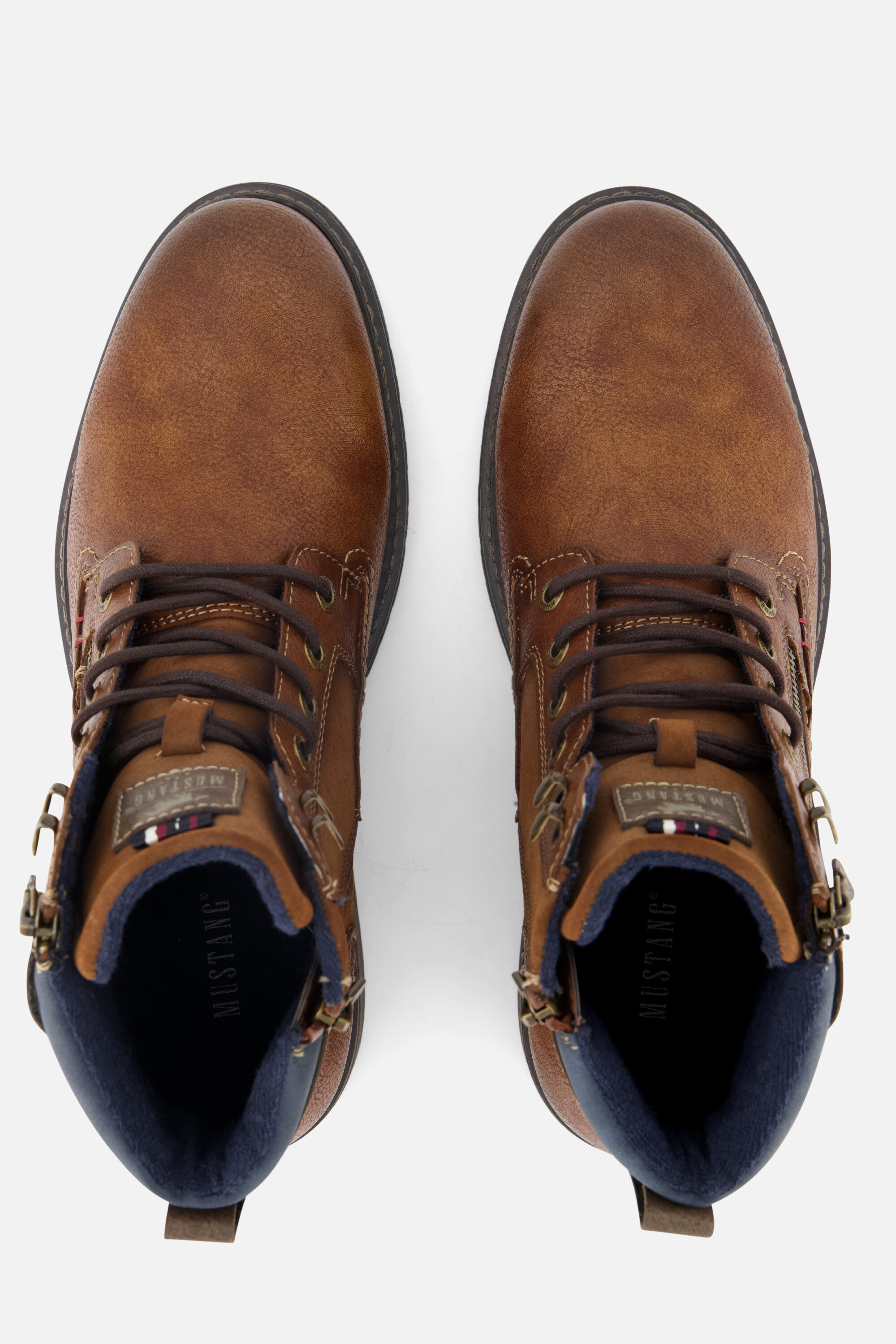 Mustang Veterboots bruin Pu afbeelding 2