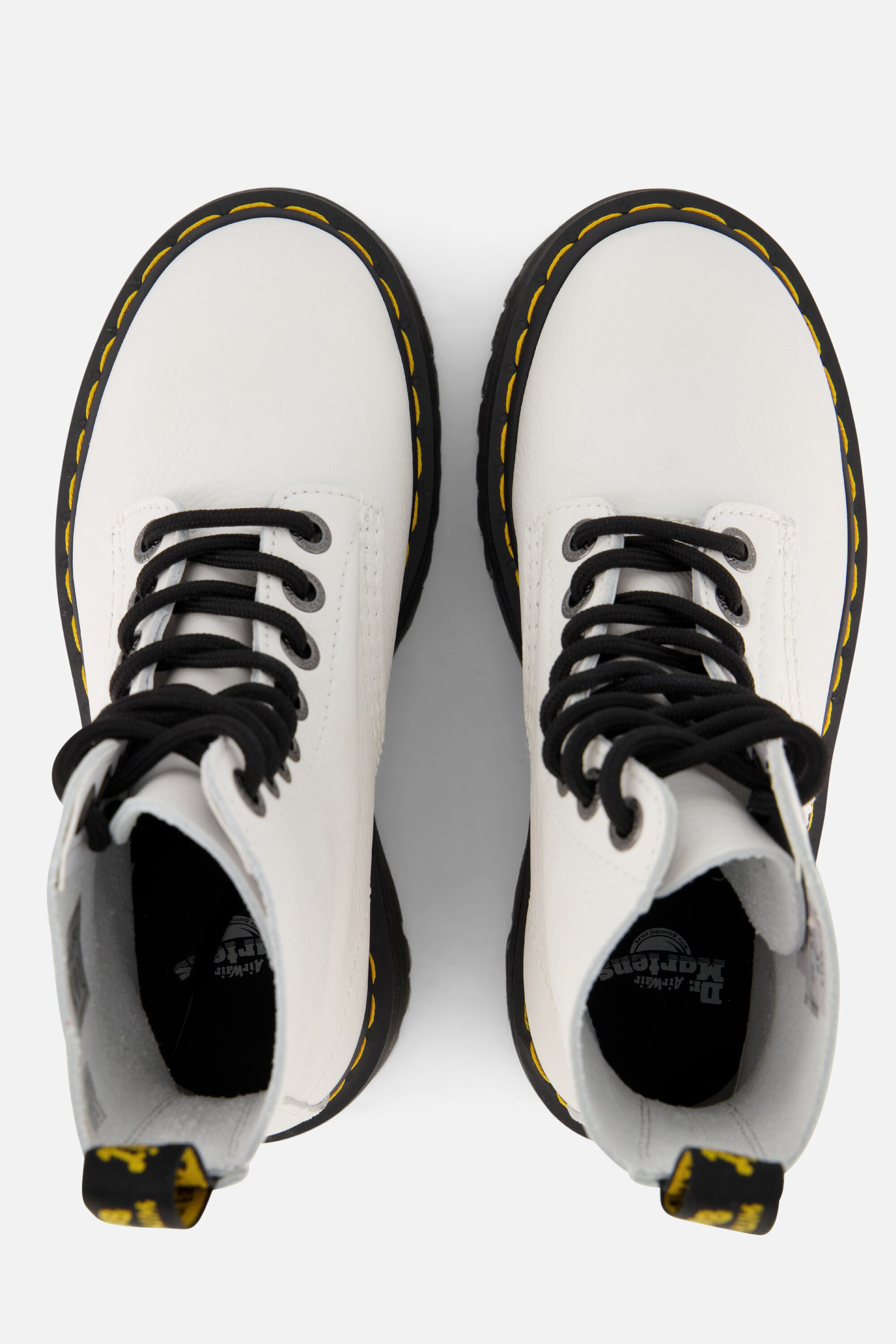 Dr. Martens Quad Retro Max veterboots wit Leer afbeelding 2