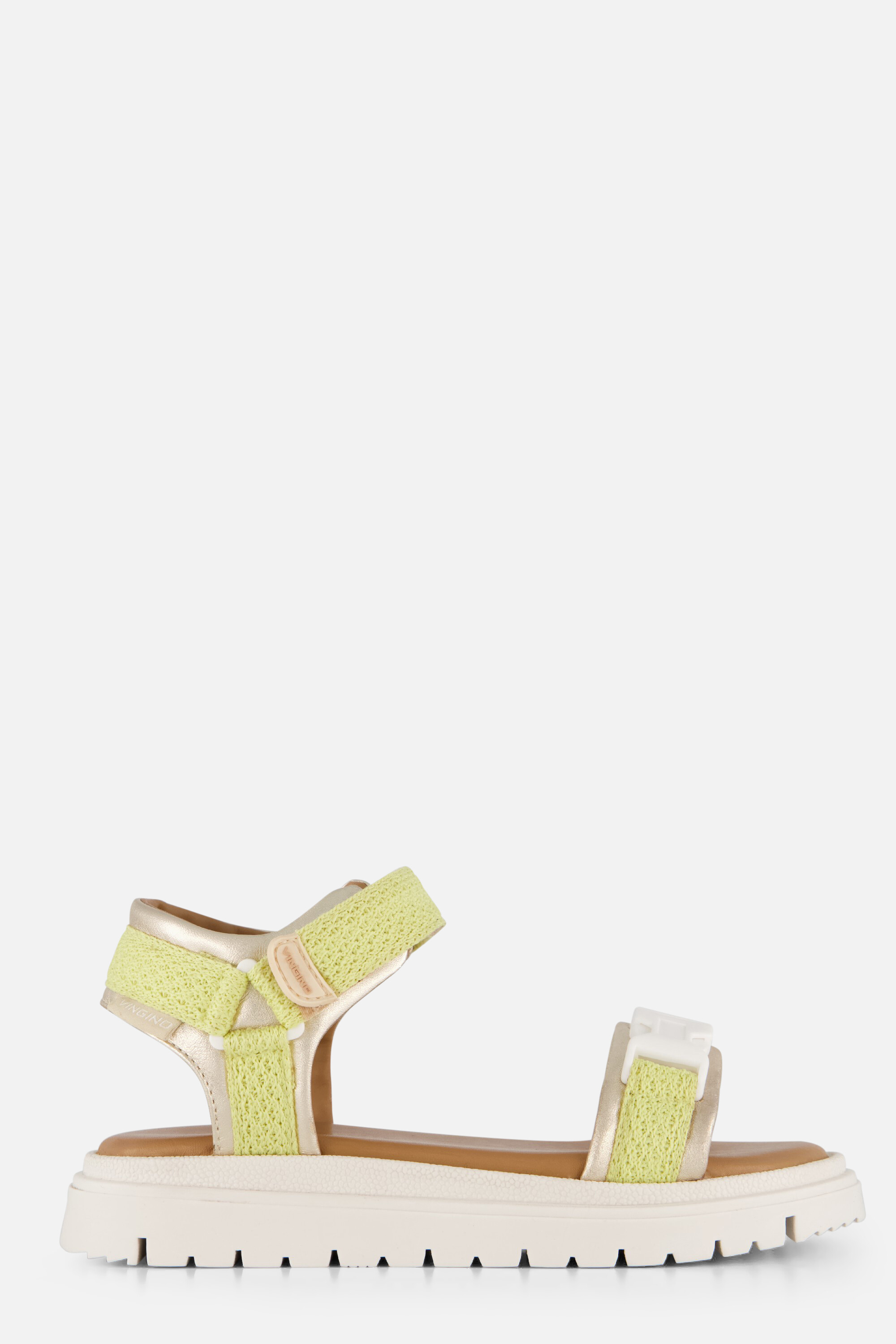 Vingino Sandalen beige Textiel afbeelding 4