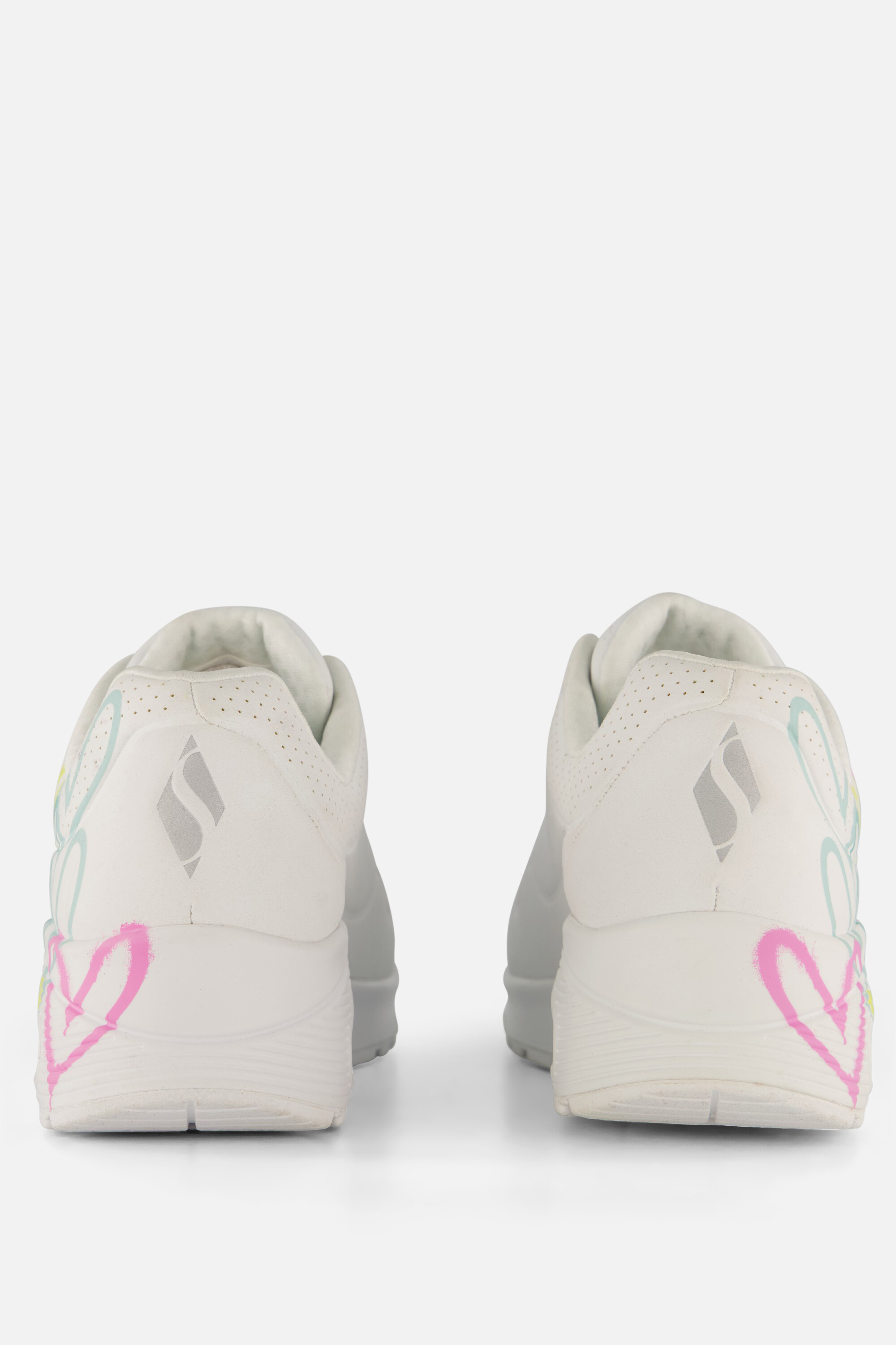 Skechers Uno Changed Love Sneakers wit afbeelding 2