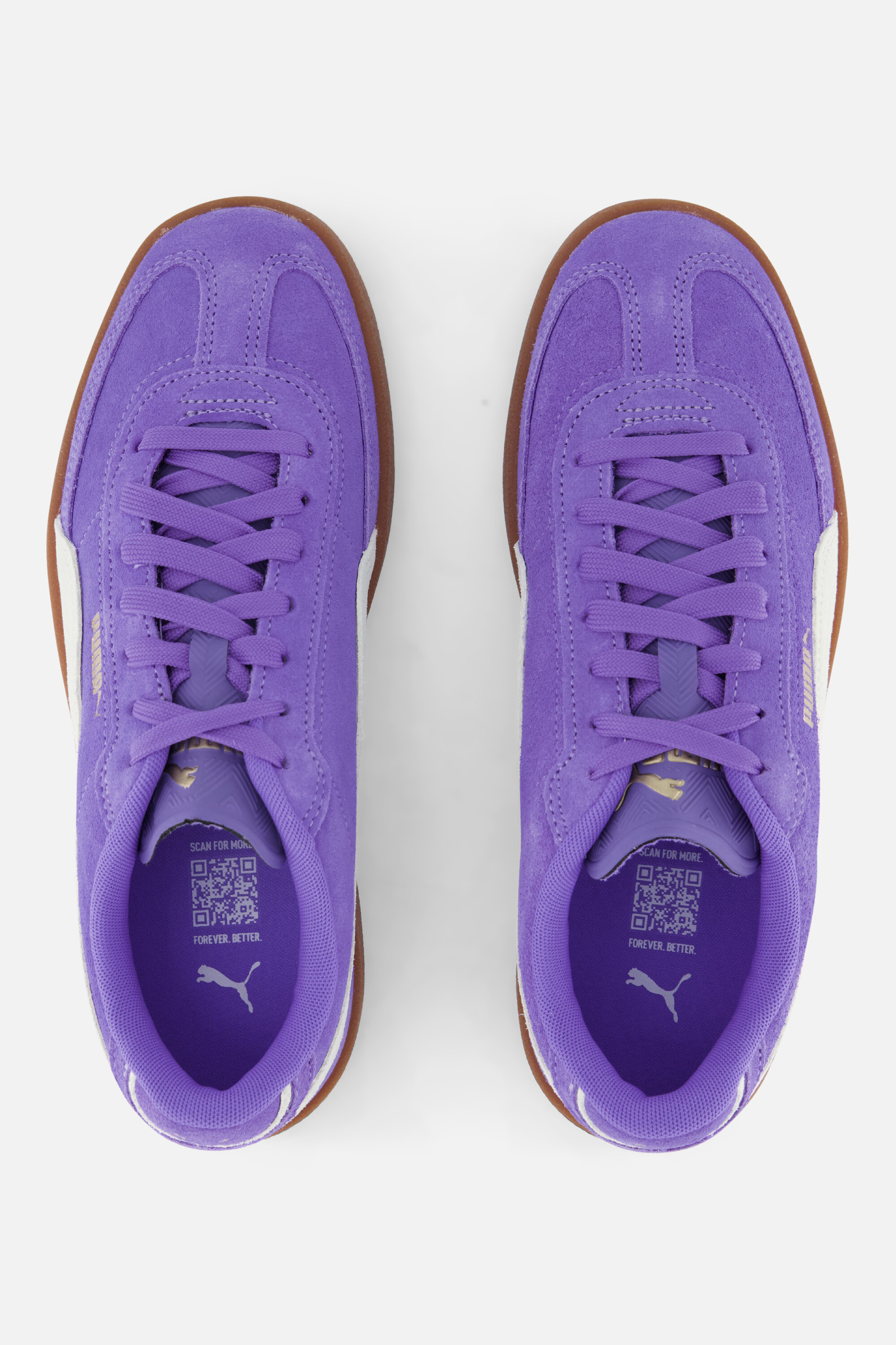 Puma Club II Era Sneakers paars Imitatiesuede afbeelding 2