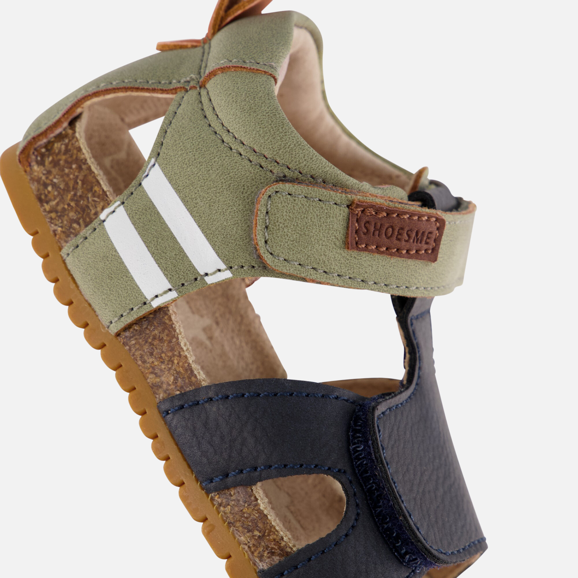 Shoesme Bio Sandalen groen Leer afbeelding 4