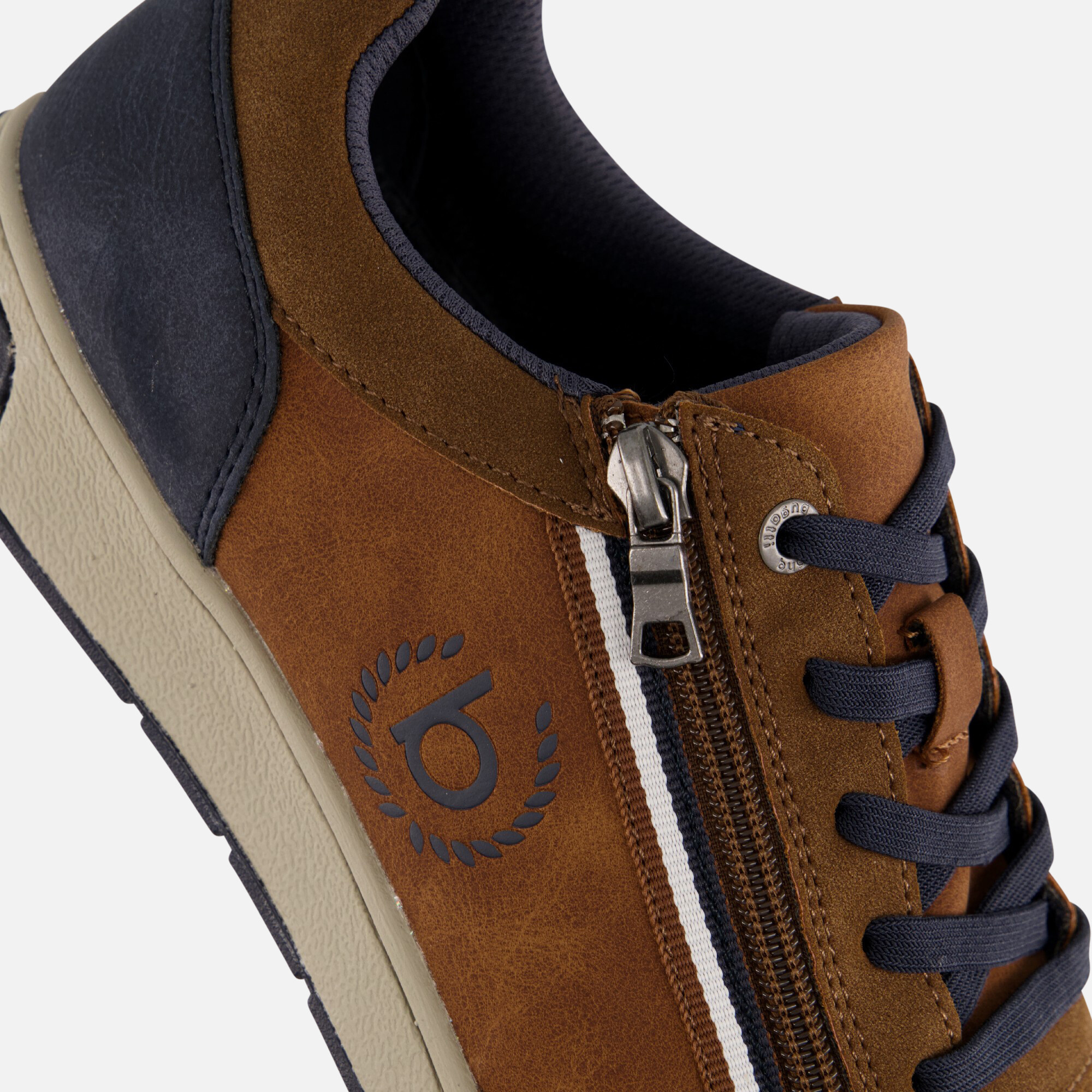 Bugatti Arriba Sneakers cognac Leer afbeelding 4
