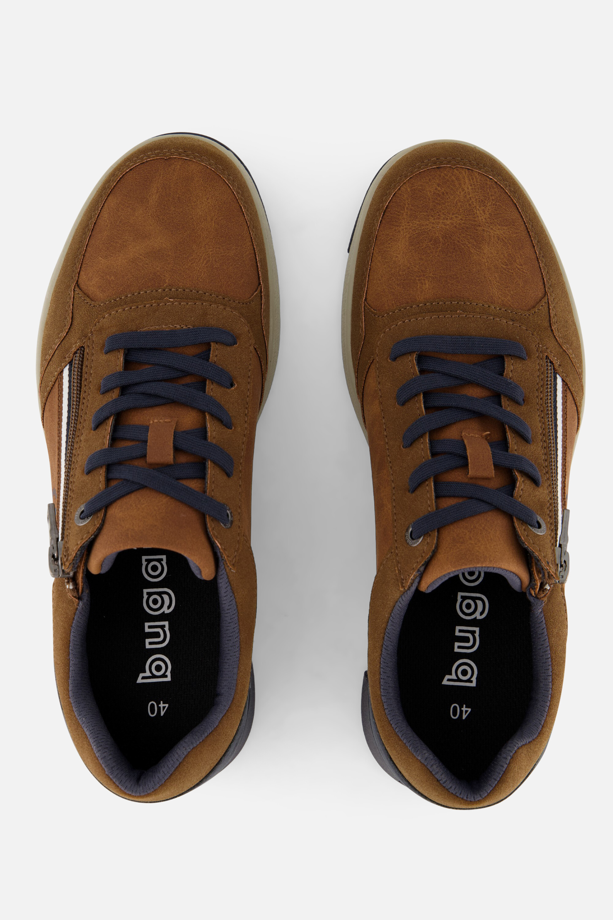 Bugatti Arriba Sneakers cognac Leer afbeelding 2