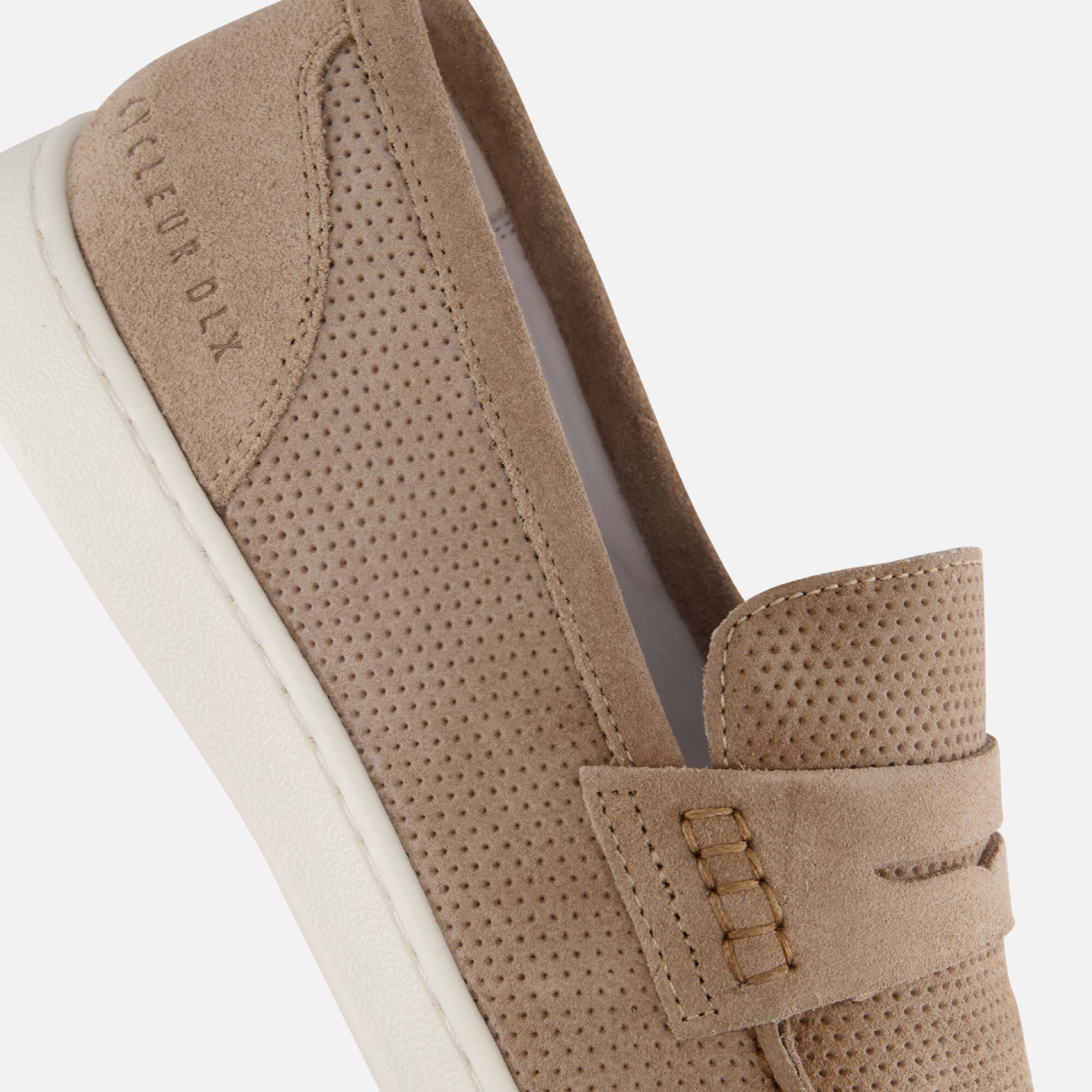 Cycleur de Luxe Front Side Instappers beige Leer afbeelding 4