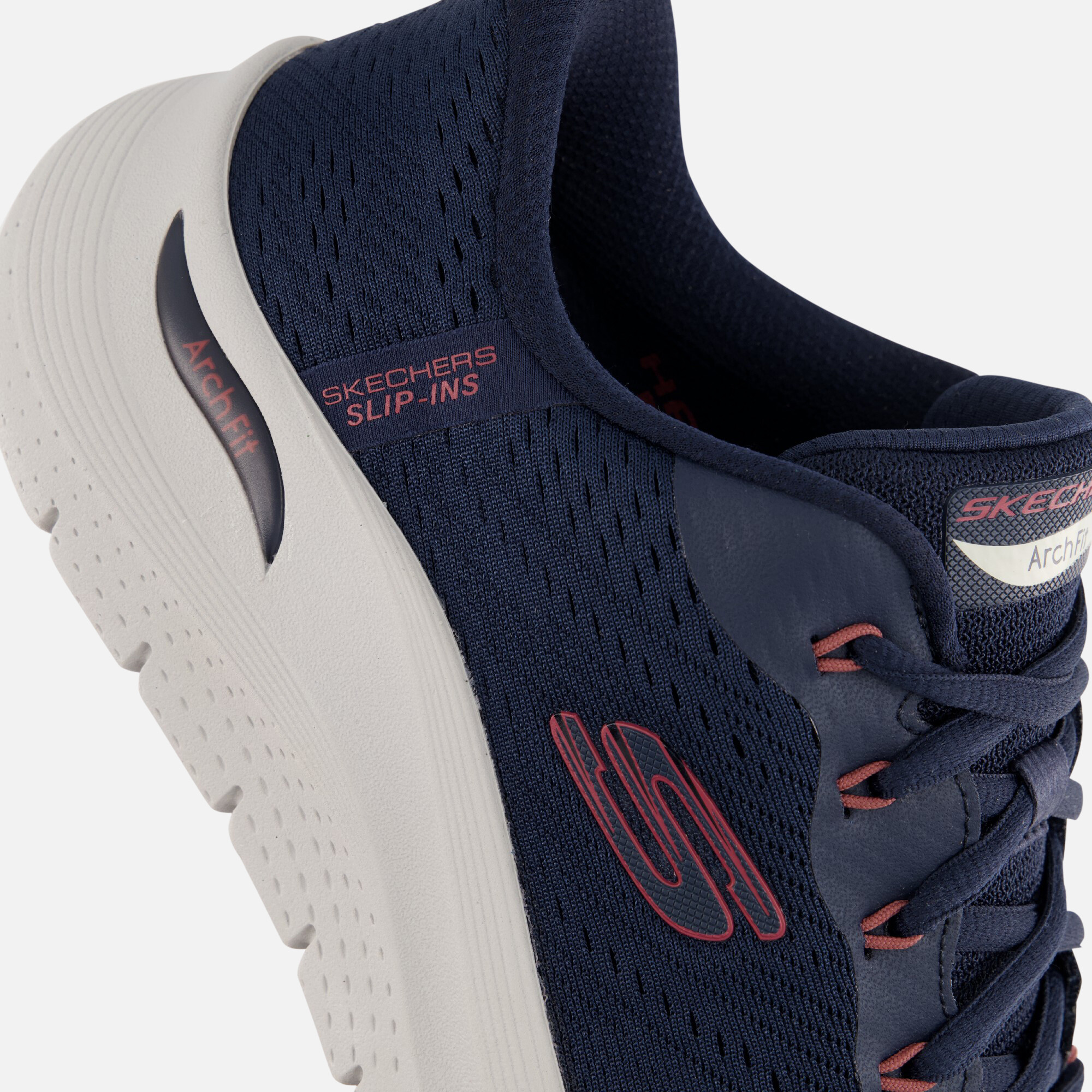 Skechers Uno Arch Fit 2.0 Sneakers blauw Textiel afbeelding 4