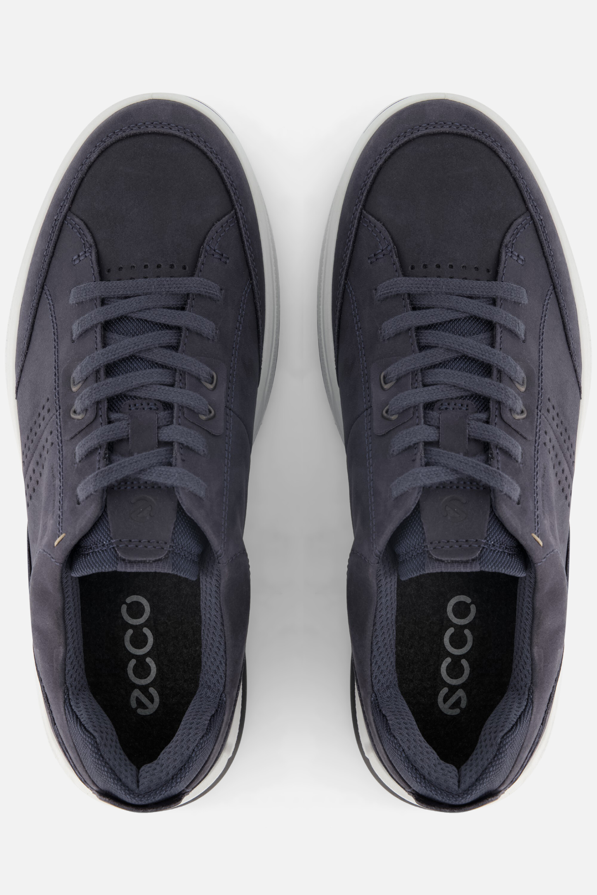 Ecco Byway 2.0 Sneakers blauw Nubuck afbeelding 2